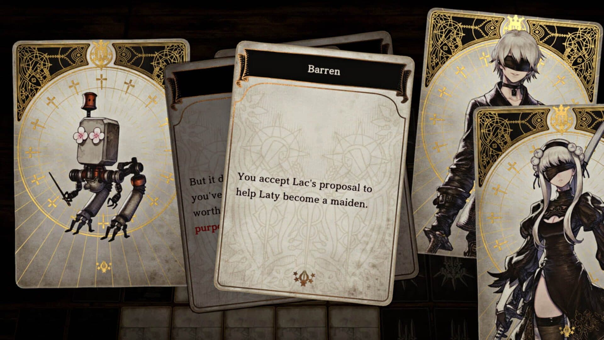 Voice of Cards: The Forsaken Maiden screenshot 1