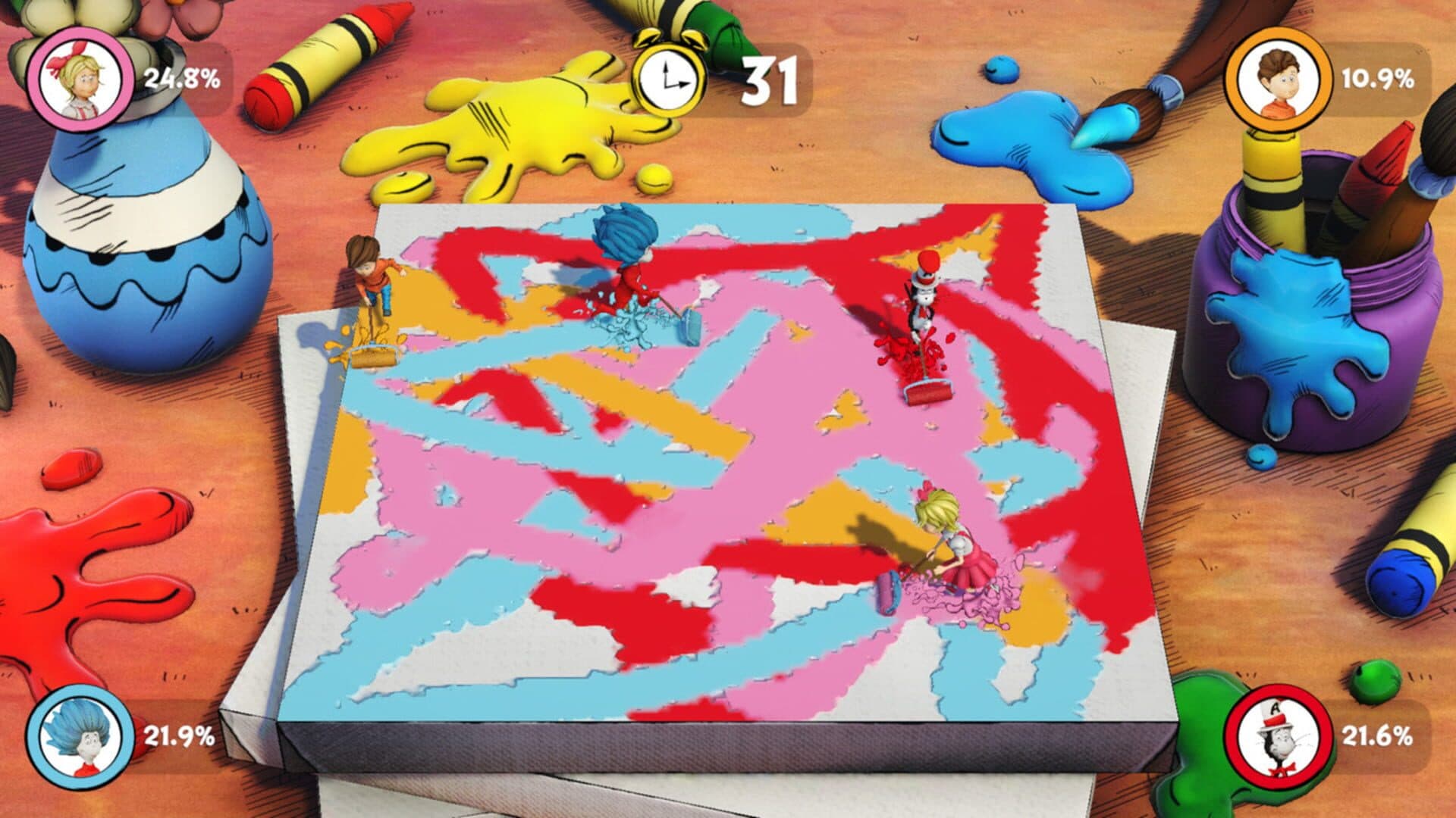 اسکرین‌شات The Cat in the Hat: Rainy Day Mayhem - 7