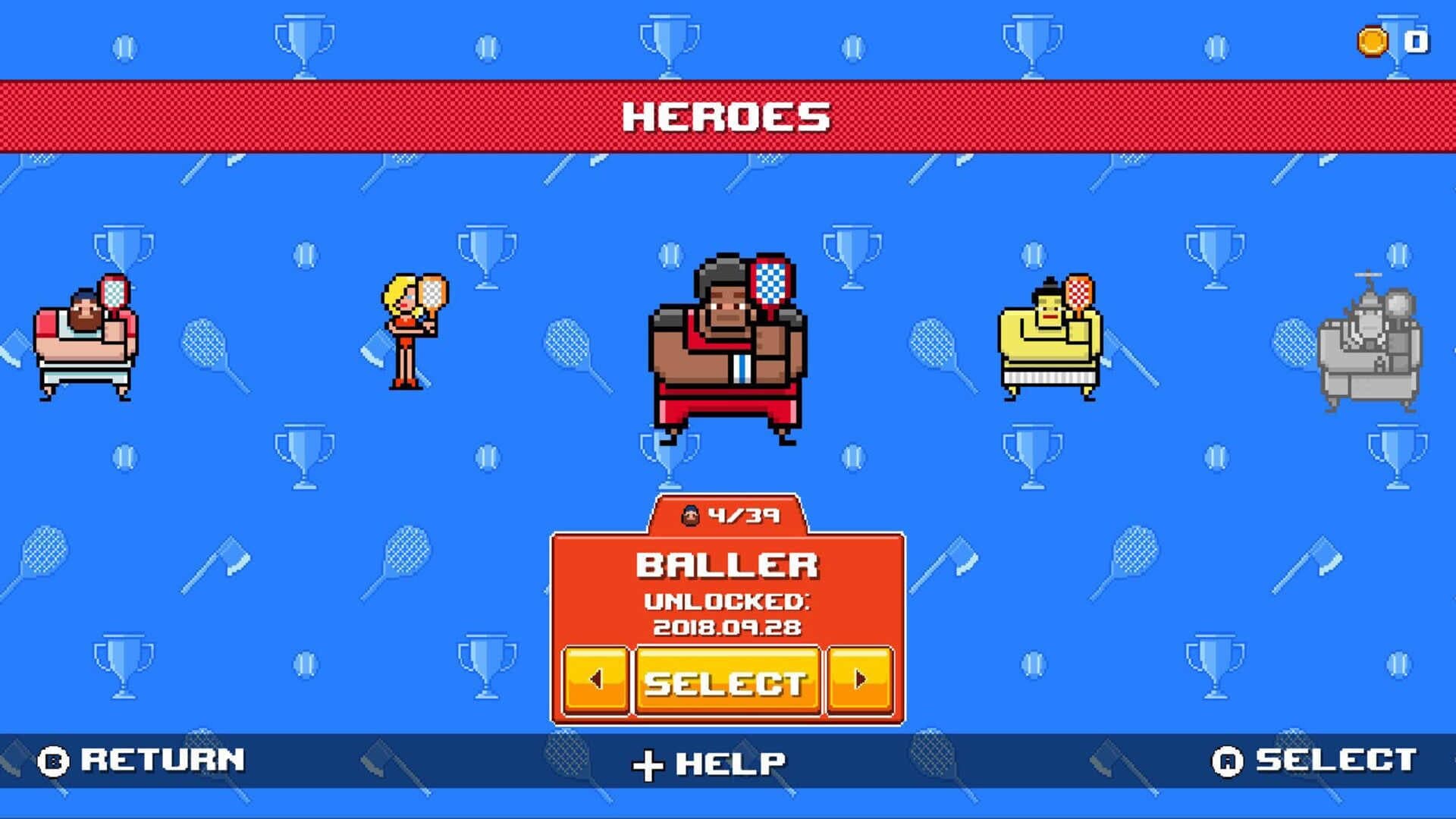 Timber Tennis: Versus screenshot 1