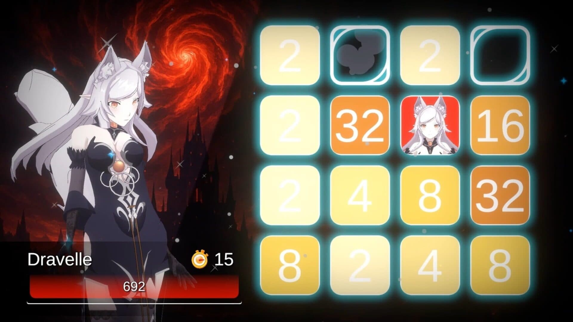اسکرین‌شات Battle Puzzle 2048: Queens of the Abyss - 3