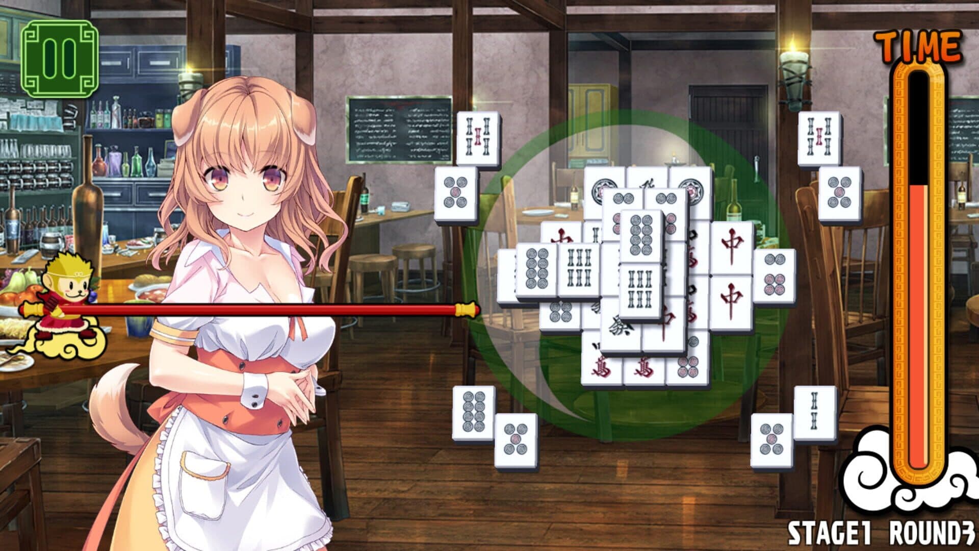 اسکرین‌شات Pretty Girls Mahjong Solitaire: Green - 5