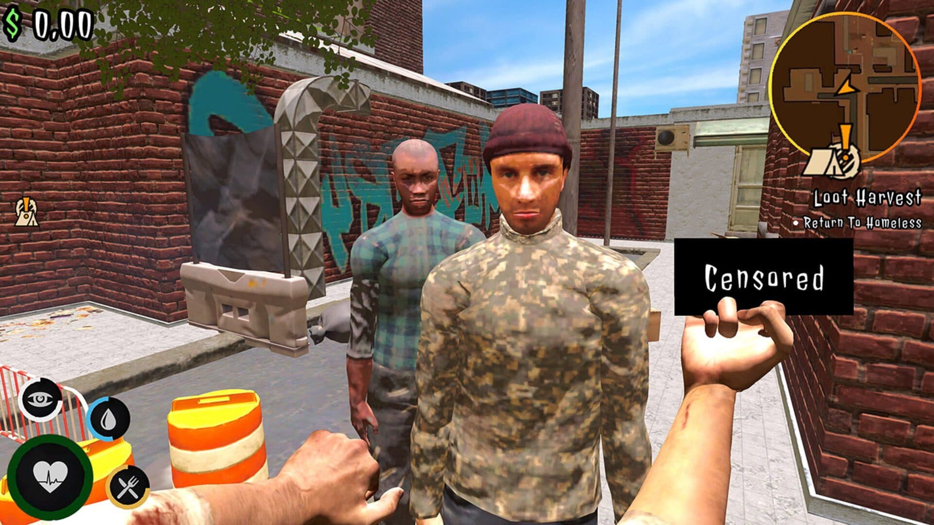 اسکرین‌شات Urban Survival Simulator: The Bum's Journey - 6