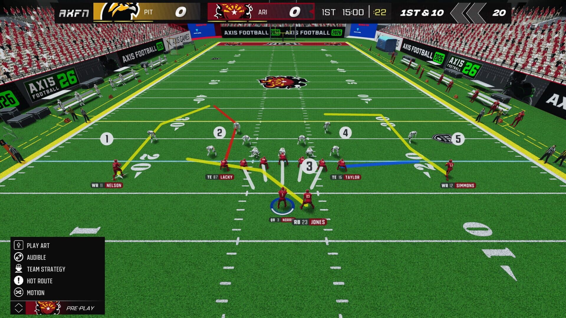 اسکرین‌شات Axis Football 2026 - 4