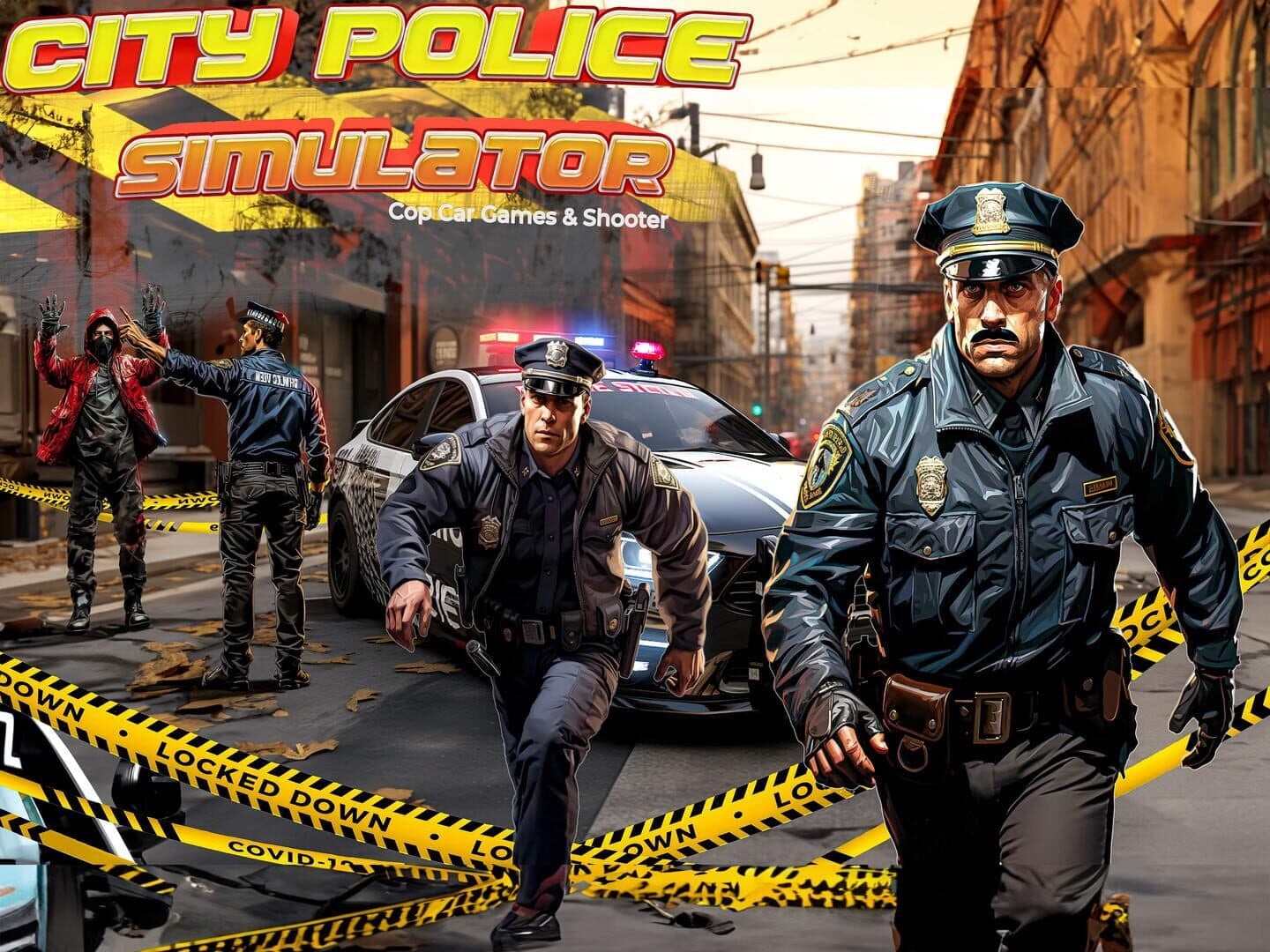 City Police Simulator: Cop Car Games & Shooter