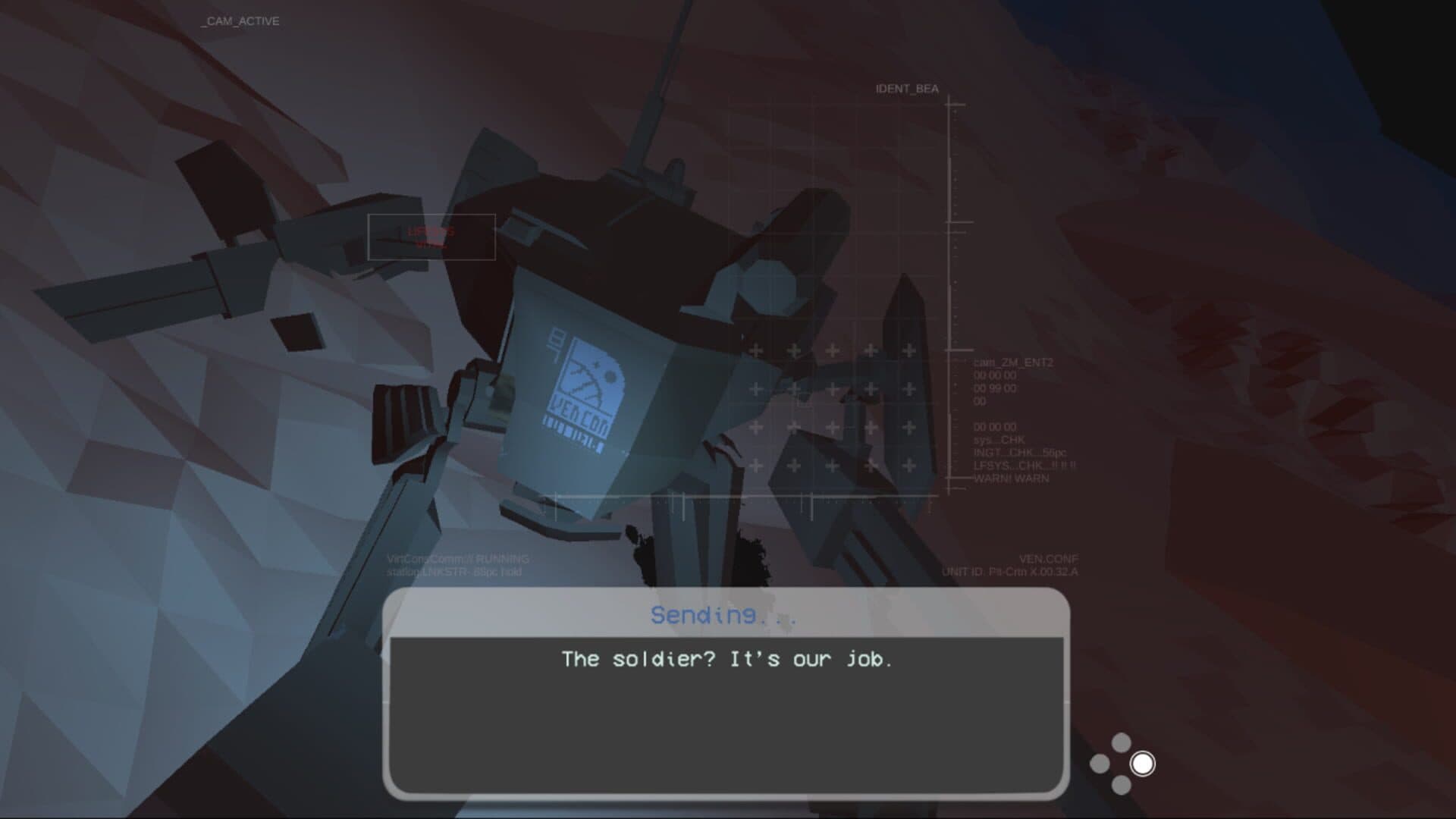 Can Androids Pray: Blue screenshot 1