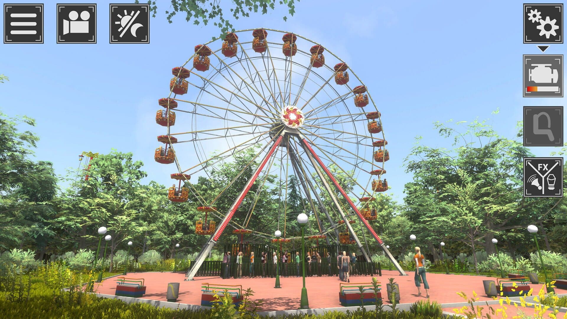 اسکرین‌شات Theme Park Simulator: Rollercoaster Paradise - 5