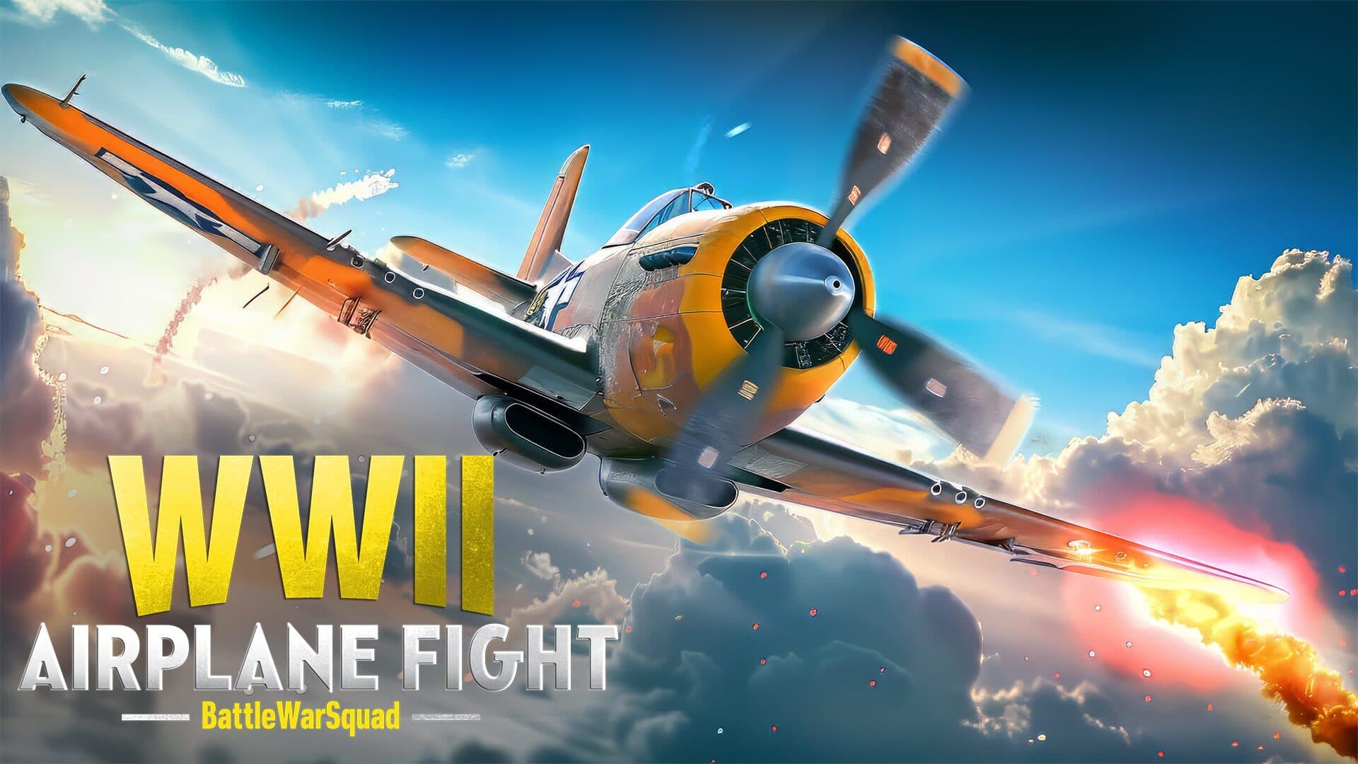 WWII Airplane Fight: Battle War Squad