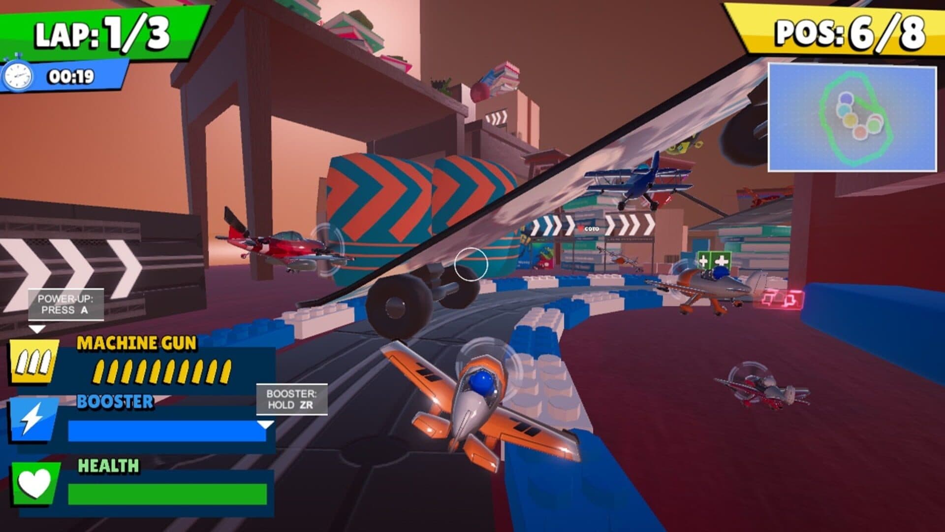 اسکرین‌شات Airplane Race Simulator 2 Player Game - 3