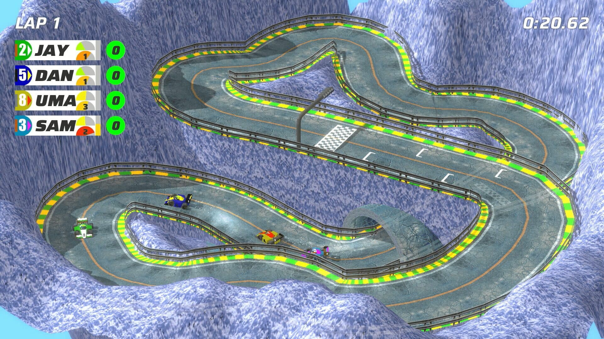 اسکرین‌شات Crashy Laps - 1