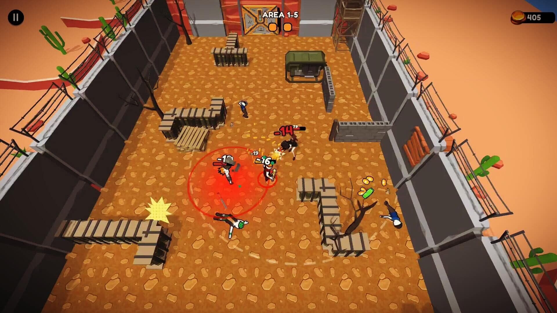اسکرین‌شات Anime Girls: Wasteland Shootout - 1