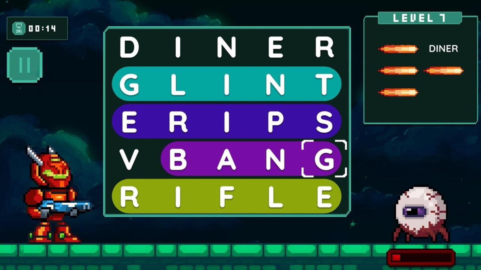اسکرین‌شات Word Quest: Cyberpunk - 1