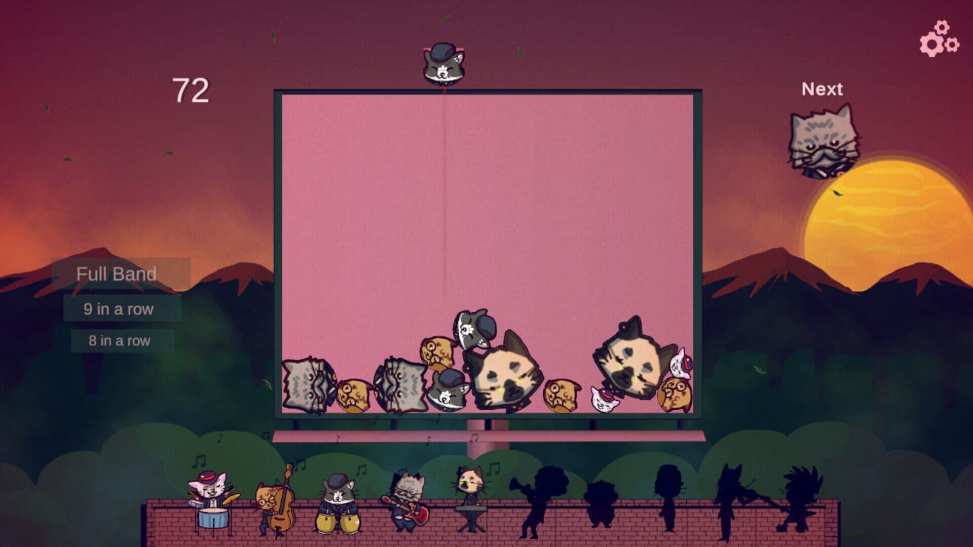 Roofcats Band: Suika Style screenshot 0