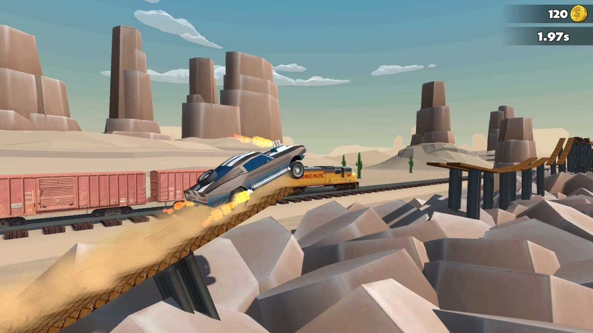 اسکرین‌شات Ramp Car Racing - 2