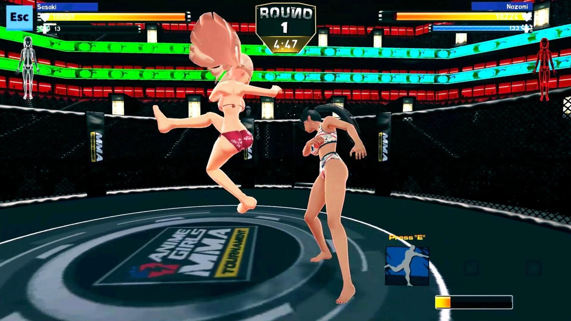 اسکرین‌شات Anime Girls: MMA Tournament - 8