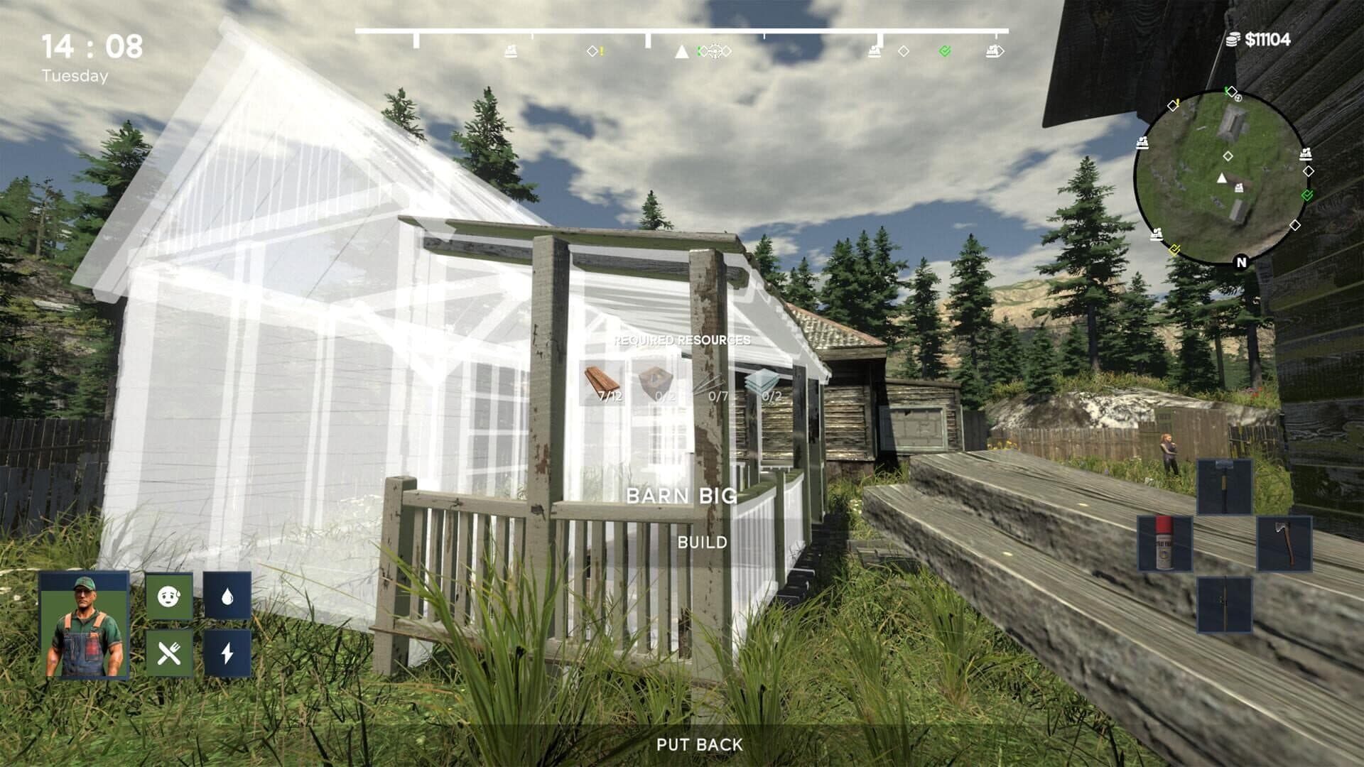 اسکرین‌شات Scandinavian Cottage Survival Simulator - 6