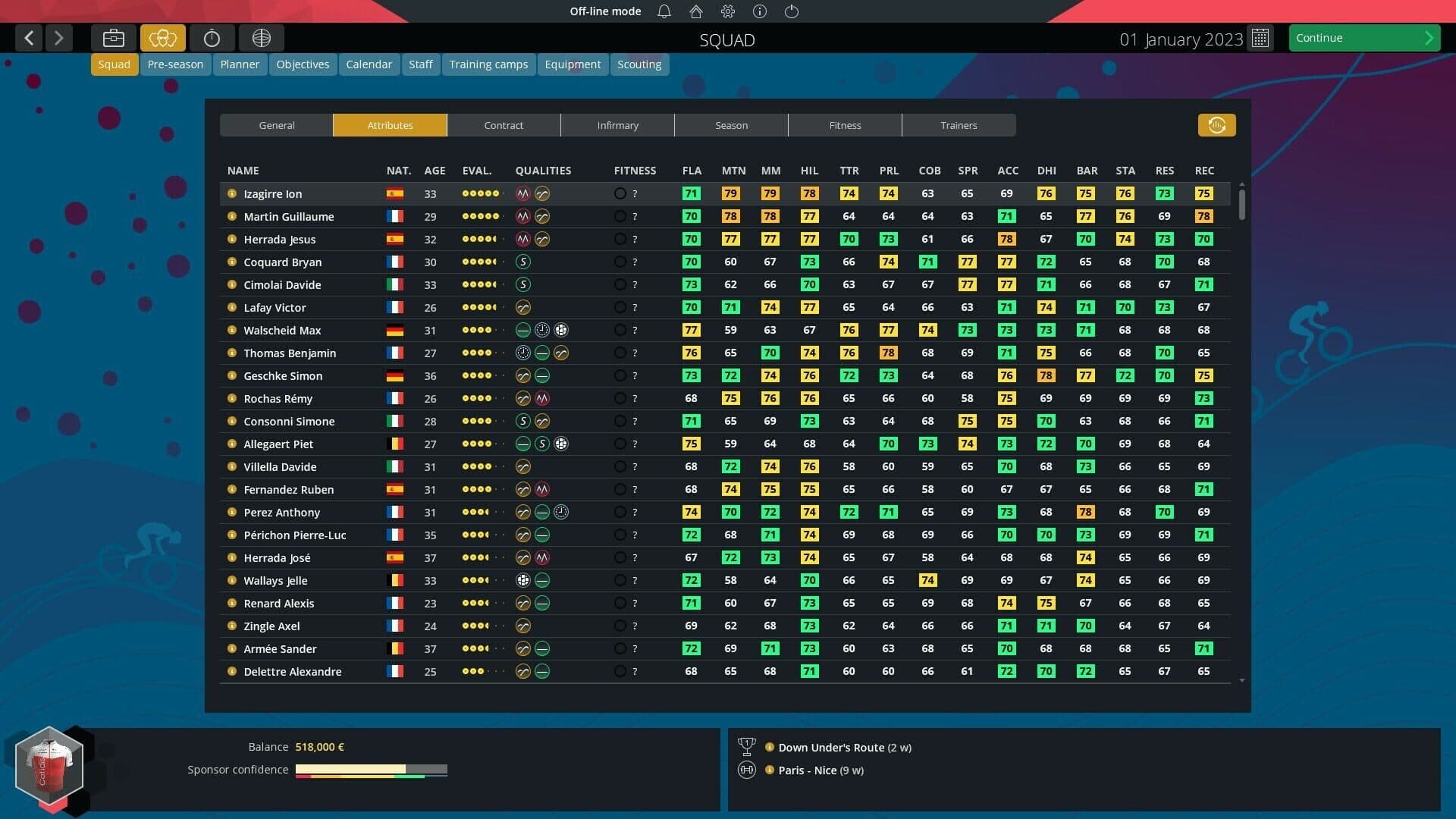 Pro Cycling Manager 2023 screenshot 1