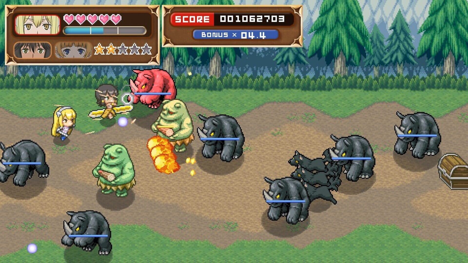 اسکرین‌شات Is It Wrong to Try to Shoot 'em Up Girls in a Dungeon? - 1