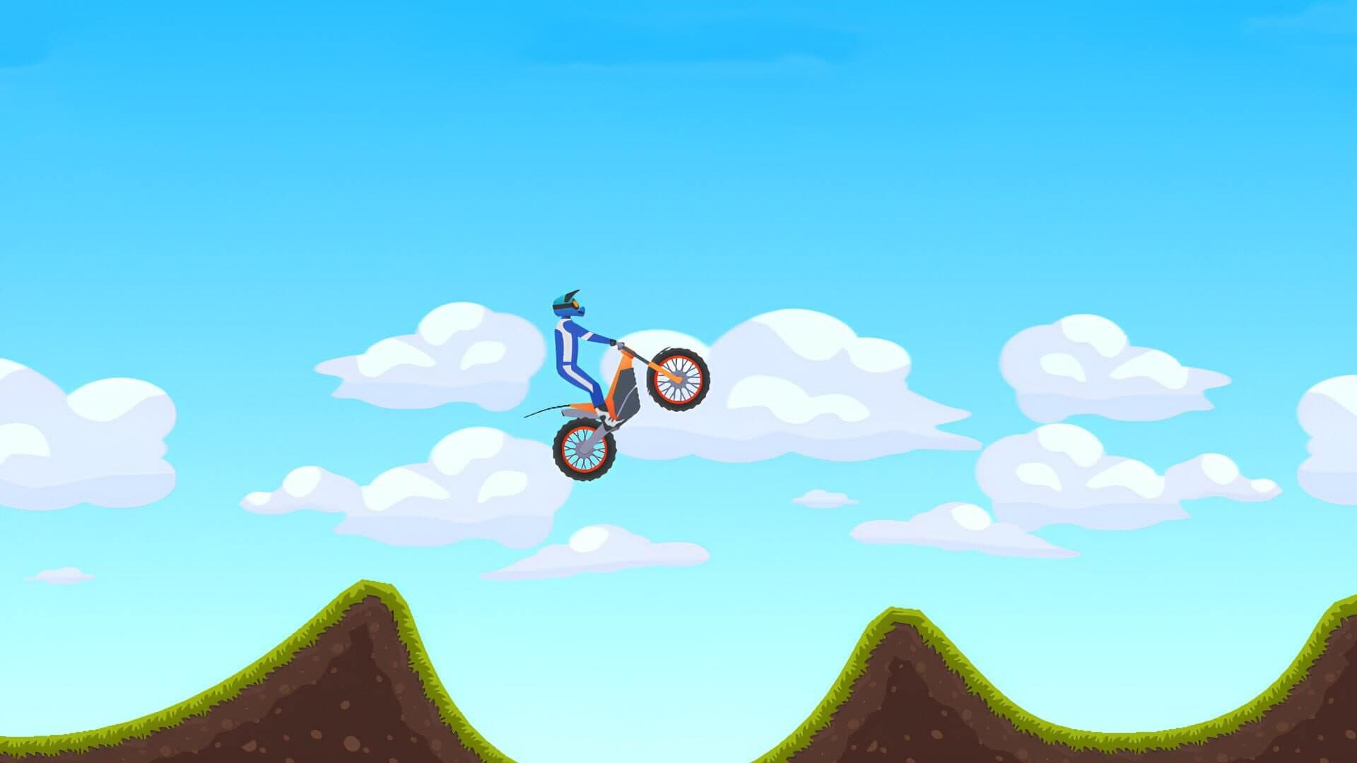 Hill Climb on a Motorcycle