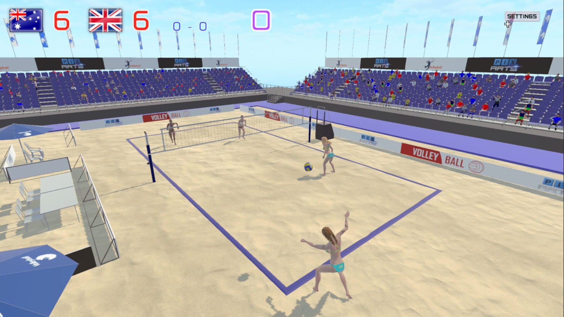 اسکرین‌شات Summer Games Beach Volley - 1