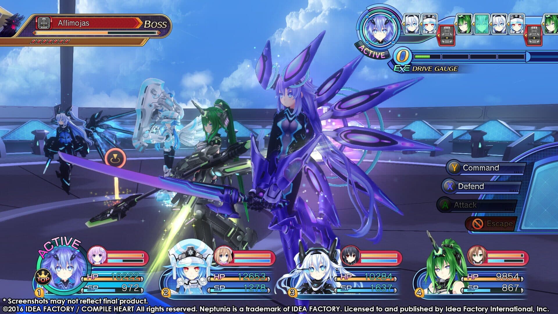 Megadimension Neptunia VII screenshot 0
