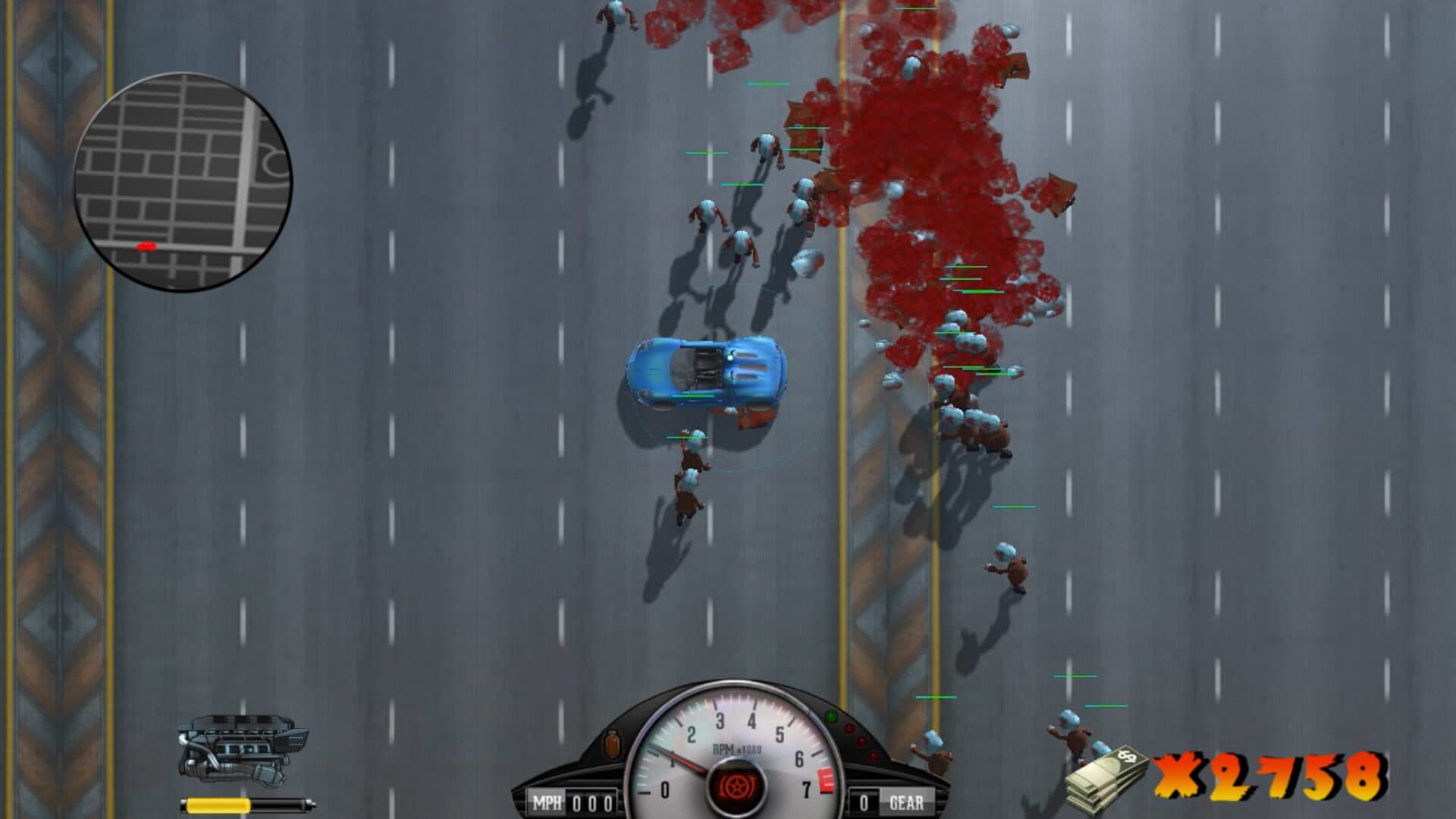 اسکرین‌شات Slice Zombies for Kinect - 3