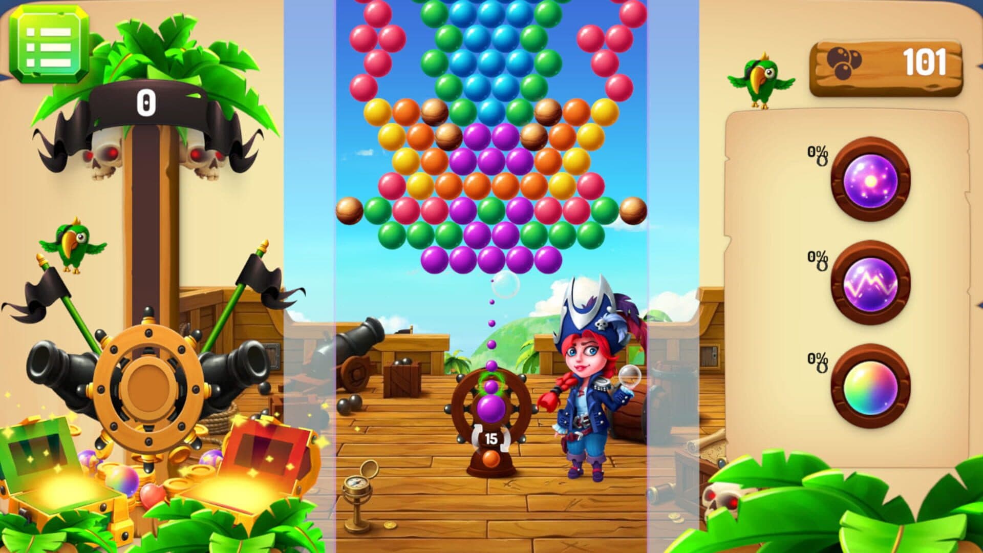اسکرین‌شات Bubble Shooter Piratery - 2