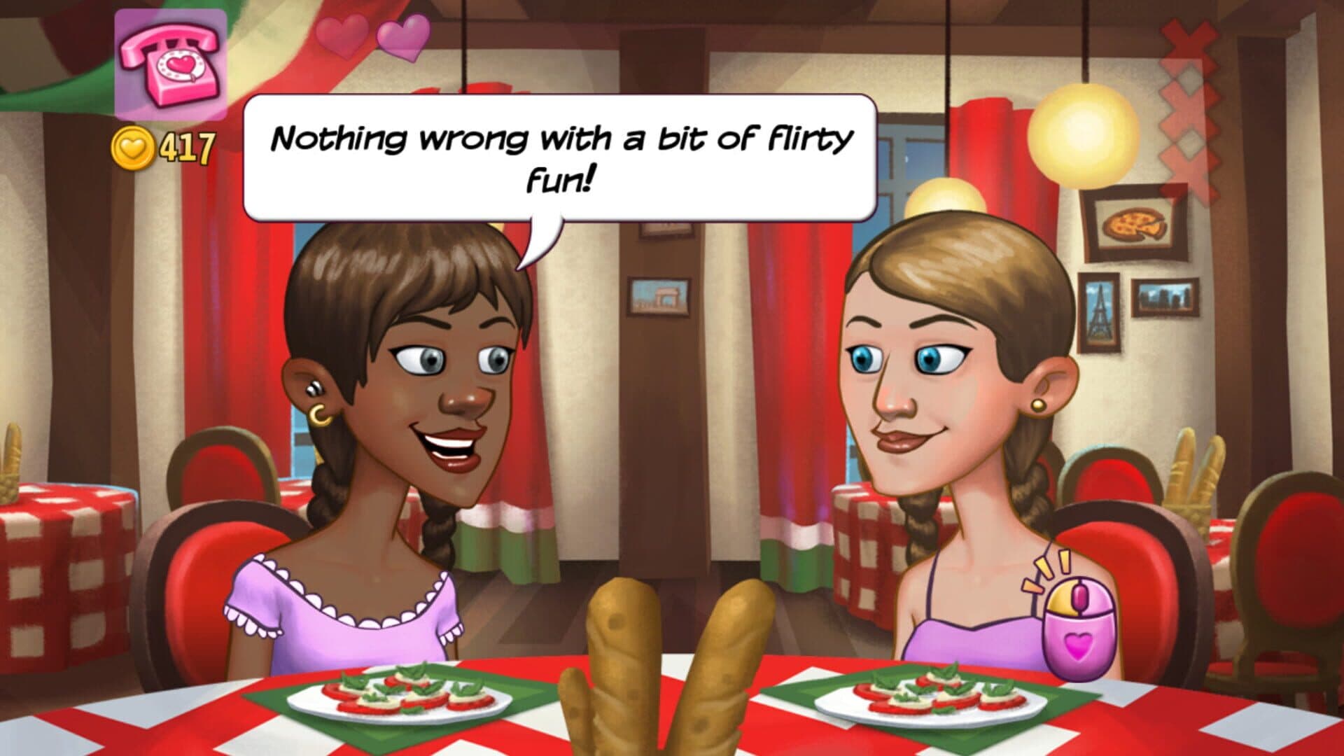 اسکرین‌شات Kitty Powers' Matchmaker - 2