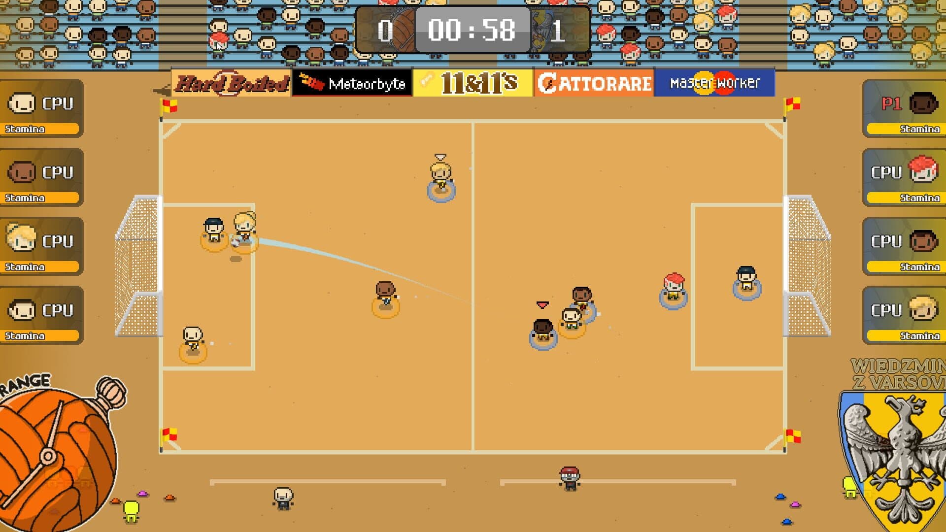 اسکرین‌شات World Soccer Strikers '91 - 2