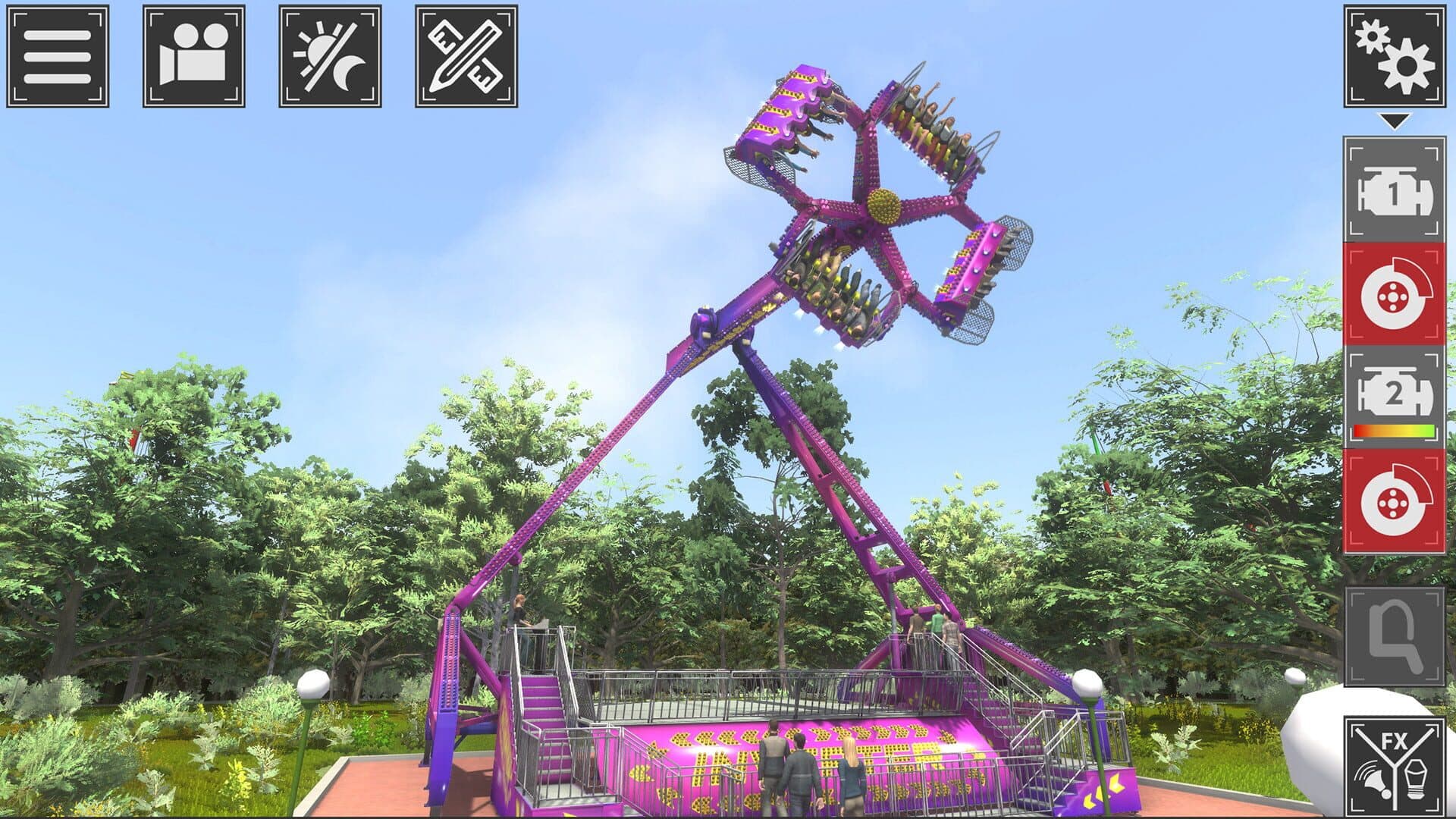 اسکرین‌شات Theme Park Simulator: Rollercoaster Paradise - 4