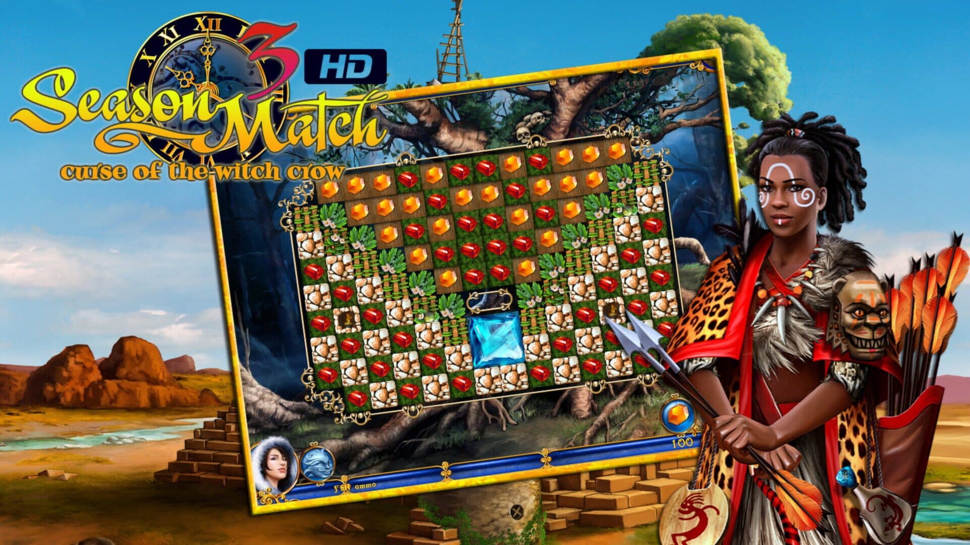 Season Match 3: Curse of the Witch Crow screenshot 1