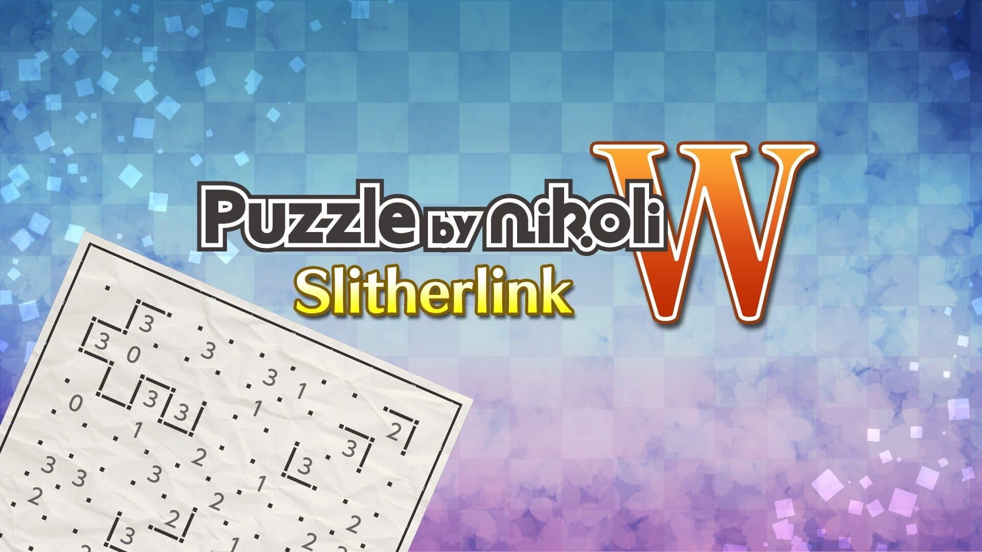 Puzzle by Nikoli W Slitherlink