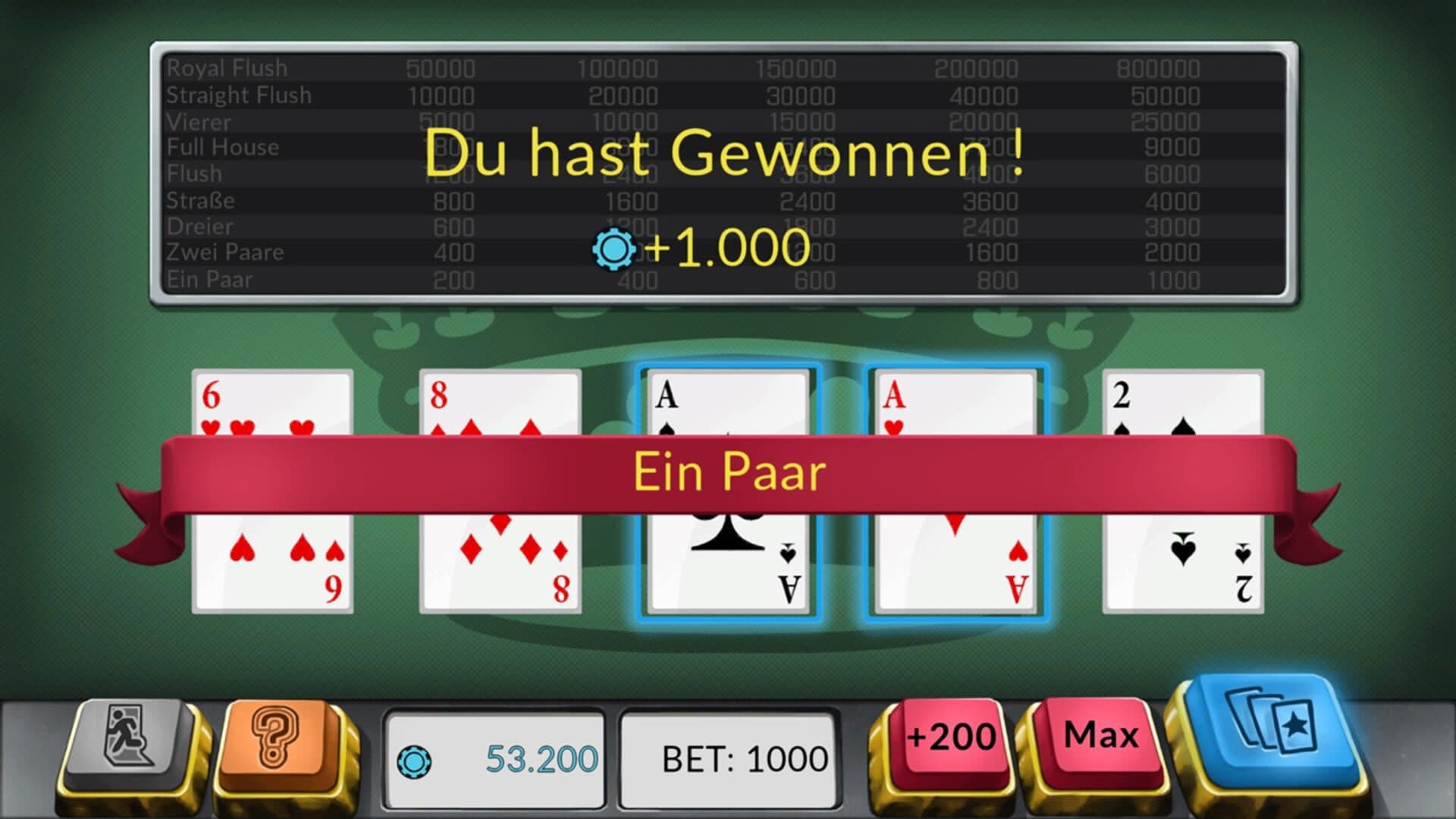 اسکرین‌شات Four Kings: Video Poker - 5