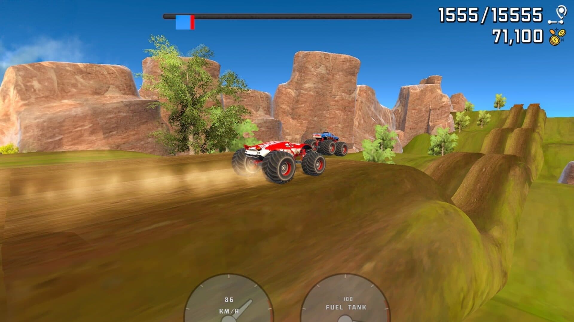 اسکرین‌شات Monster Ramp Racing - 3