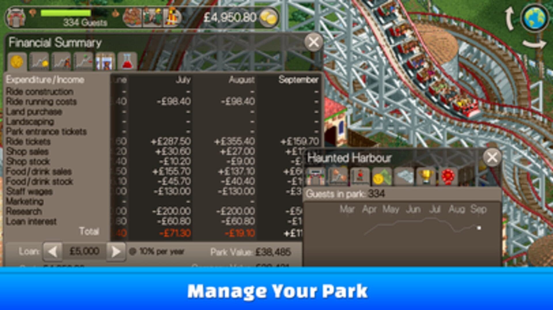 اسکرین‌شات RollerCoaster Tycoon Classic - 3