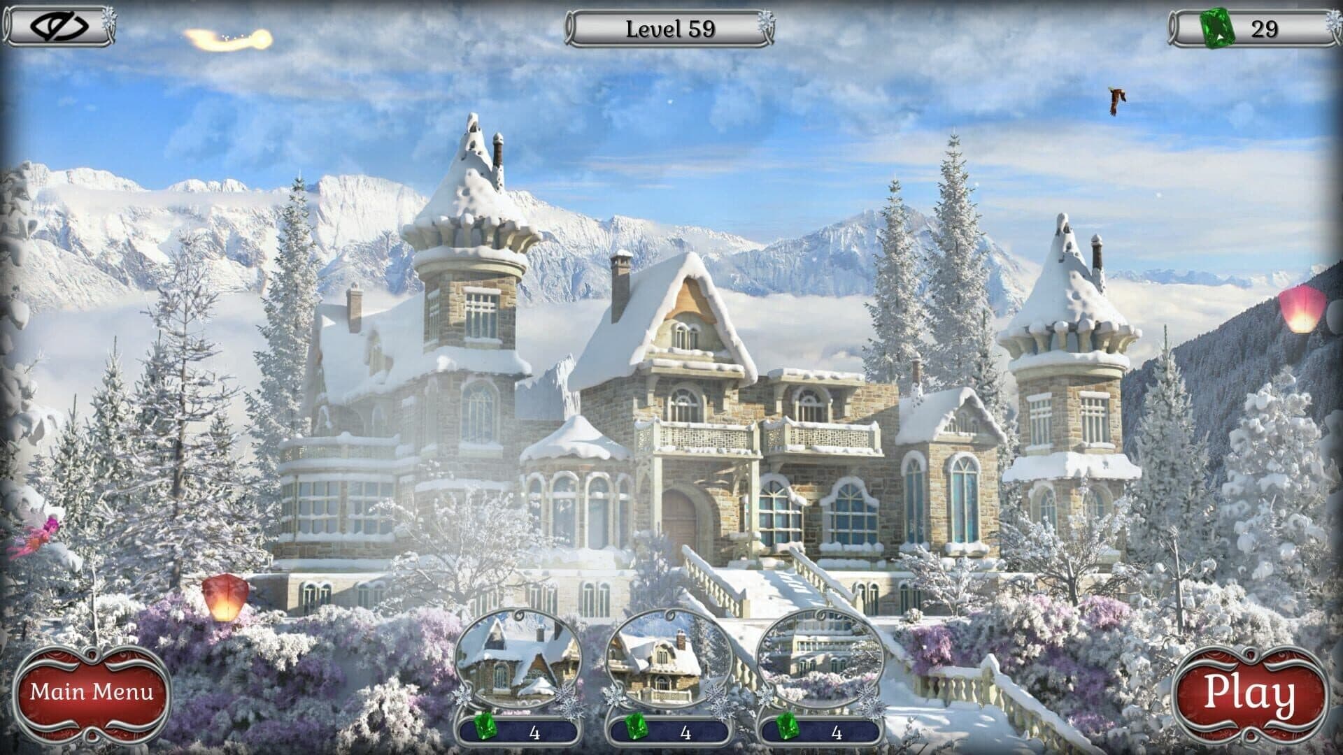 Jewel Match Solitaire Winterscapes 2: Collector's Edition screenshot 5