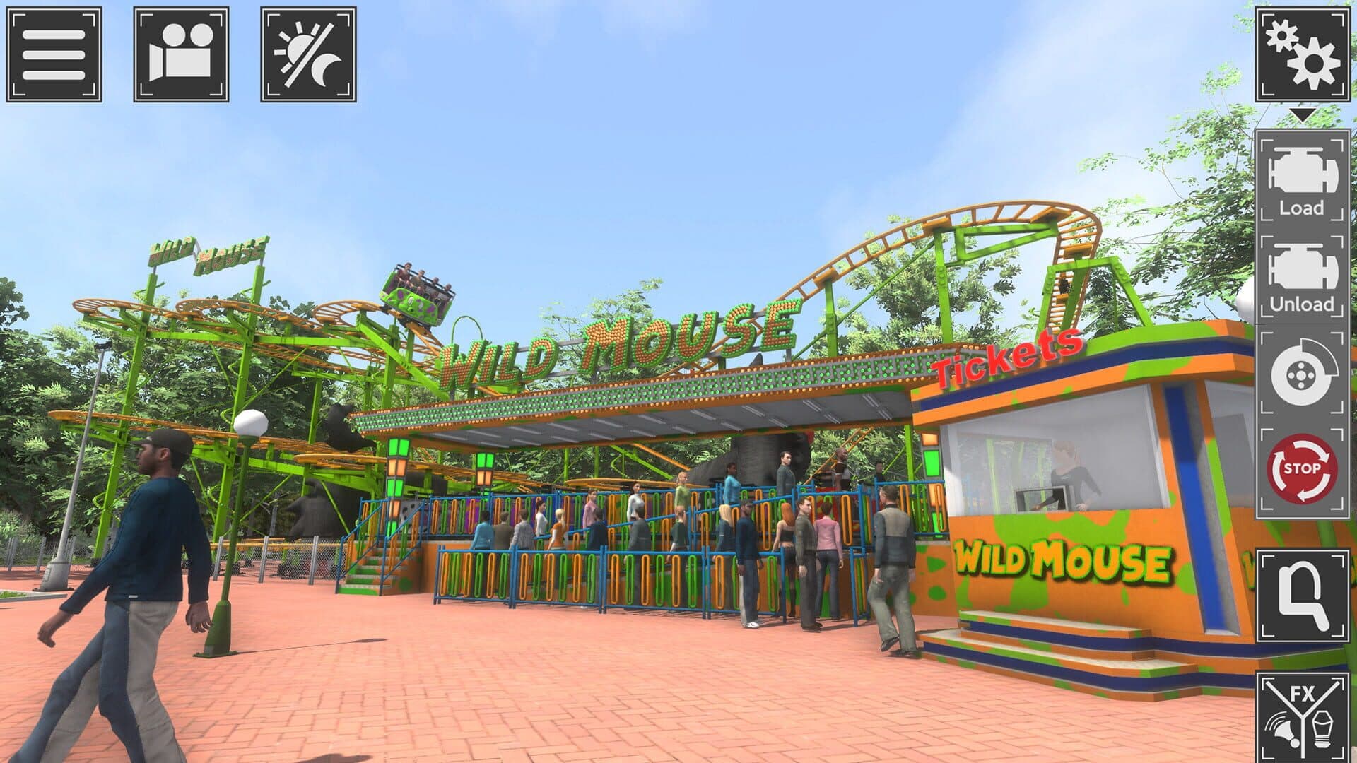 اسکرین‌شات Theme Park Simulator: Rollercoaster Paradise - 6
