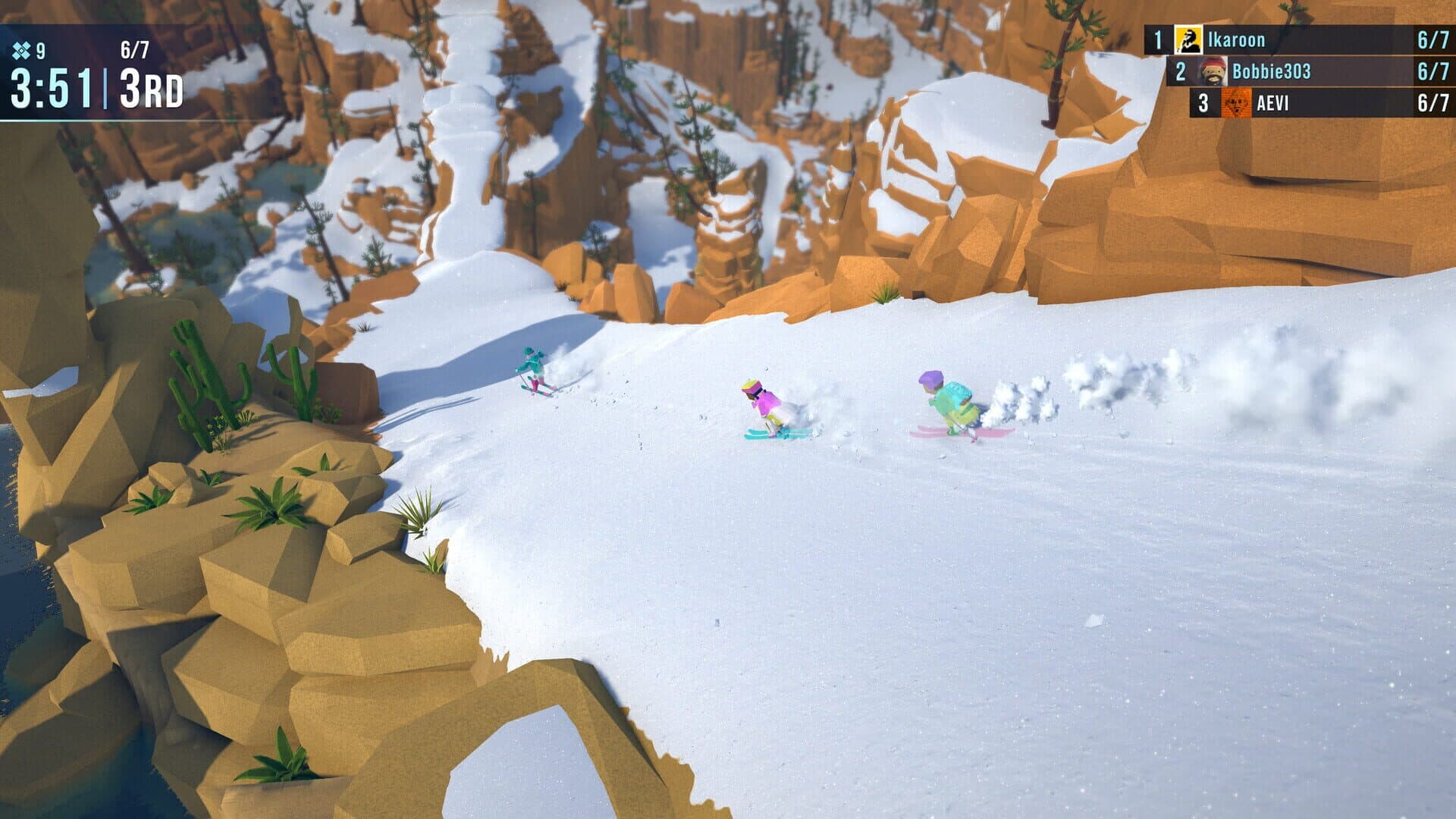 اسکرین‌شات Lonely Mountains: Snow Riders - 3