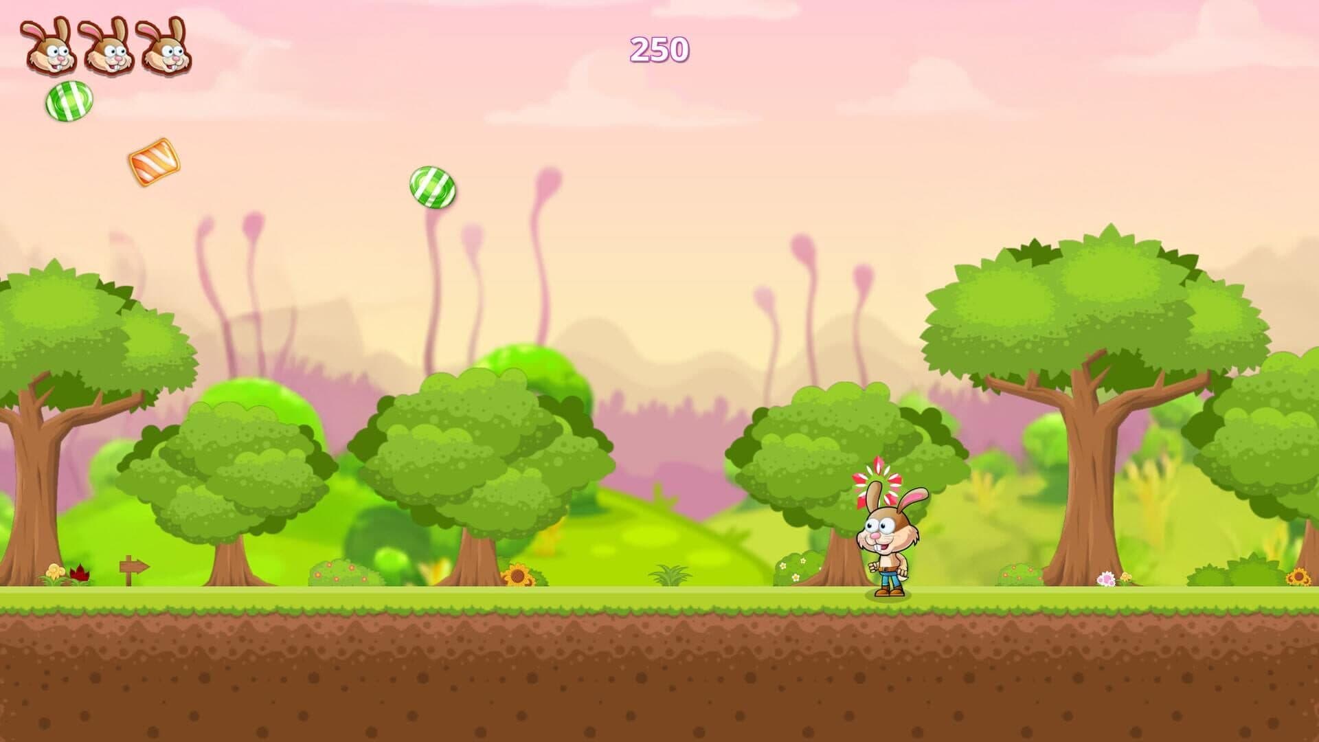 اسکرین‌شات Candy Storm Bunny Catcher - 1