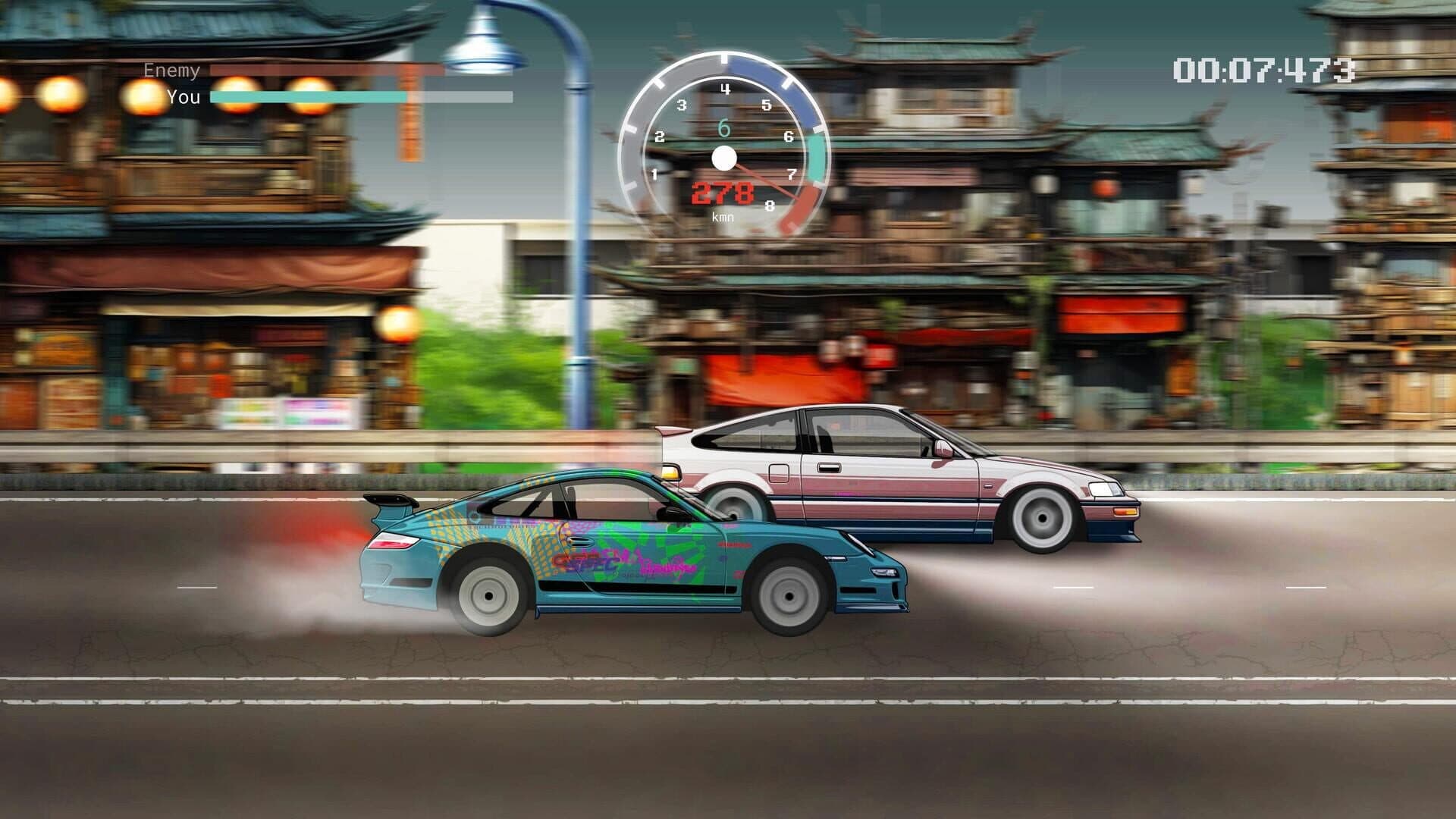 اسکرین‌شات JDM Pixel Street Car Racing - 2