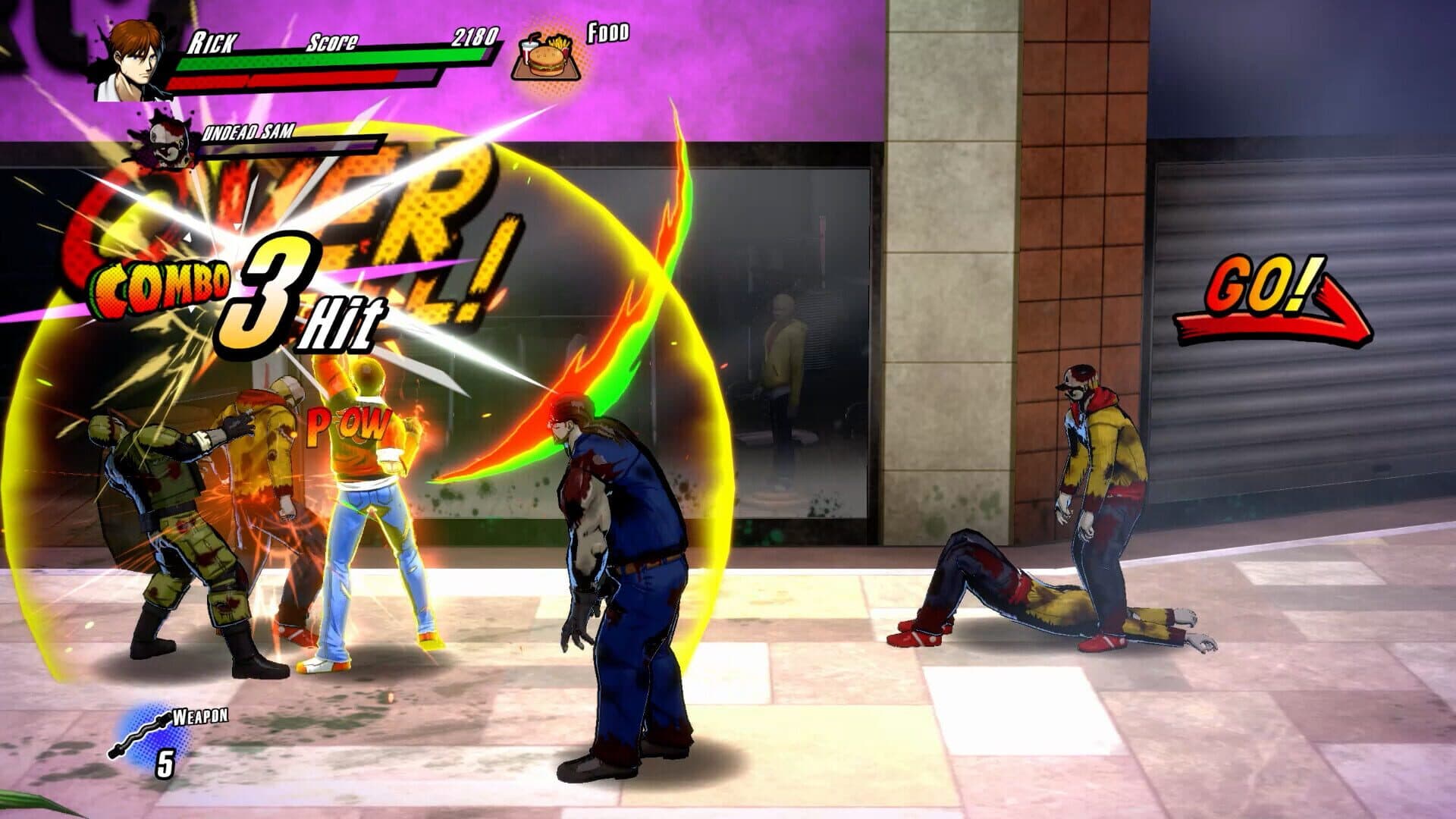 Rushing Beat X: Return of Brawl Brothers screenshot 1