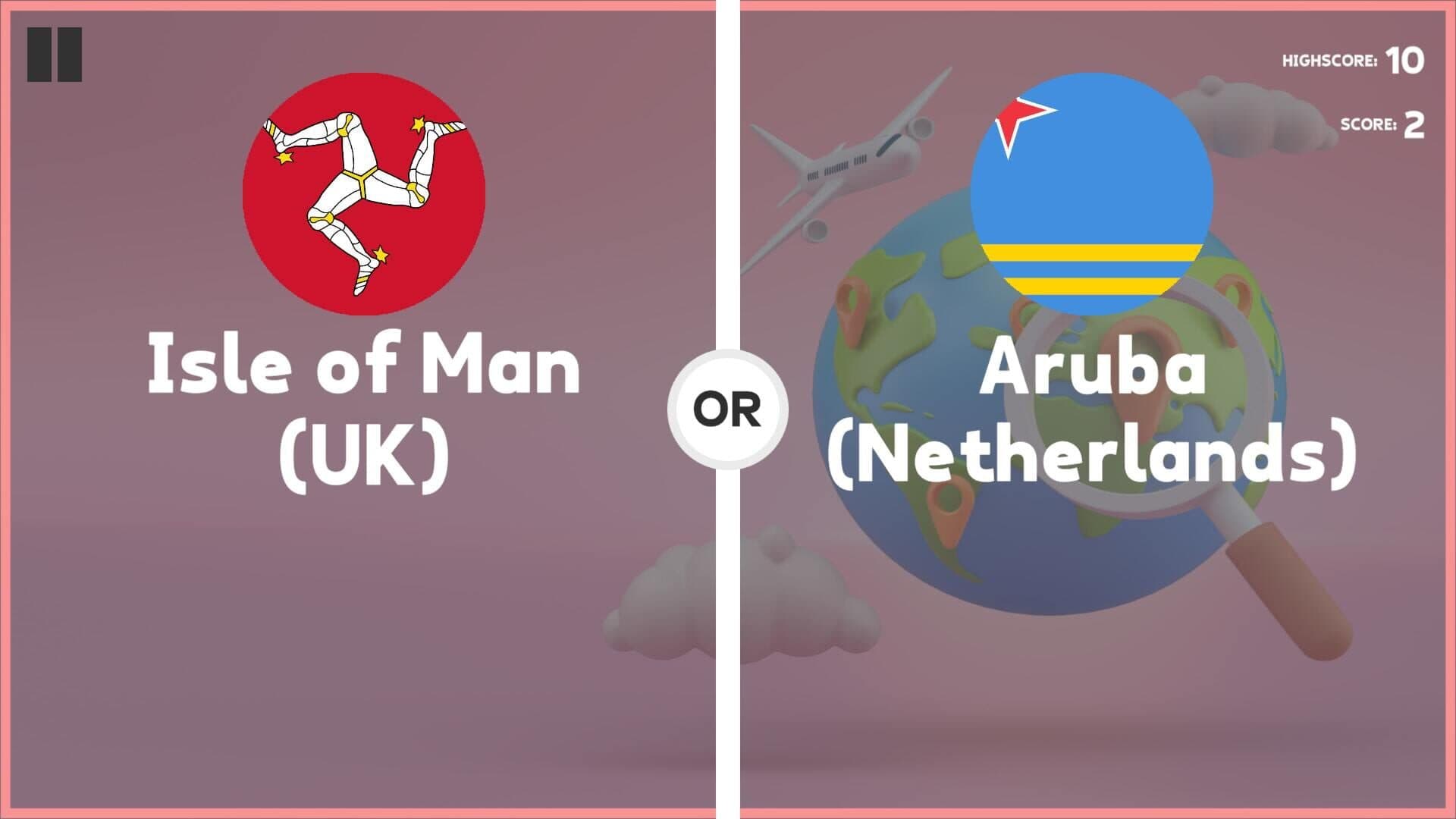 اسکرین‌شات Which Country Is Larger? - 9
