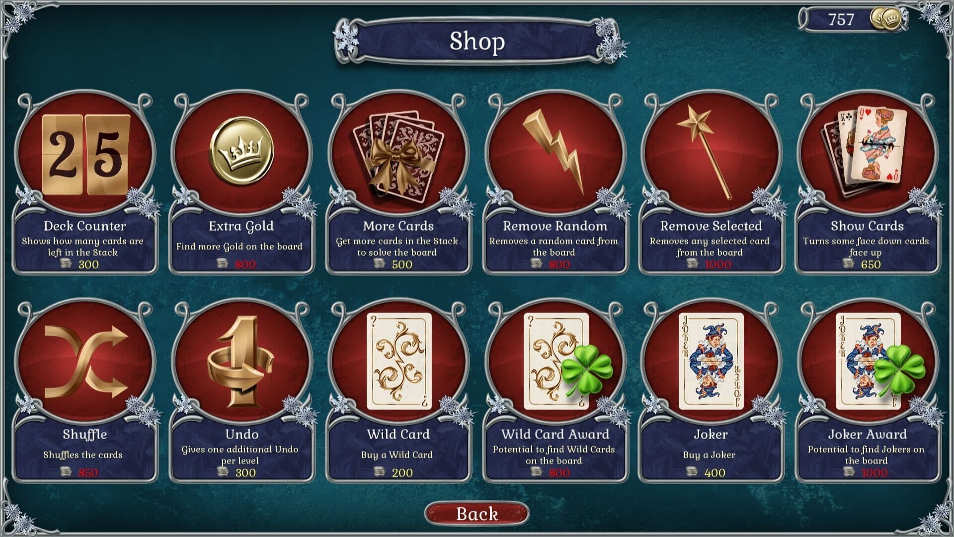Jewel Match Solitaire Winterscapes screenshot 3