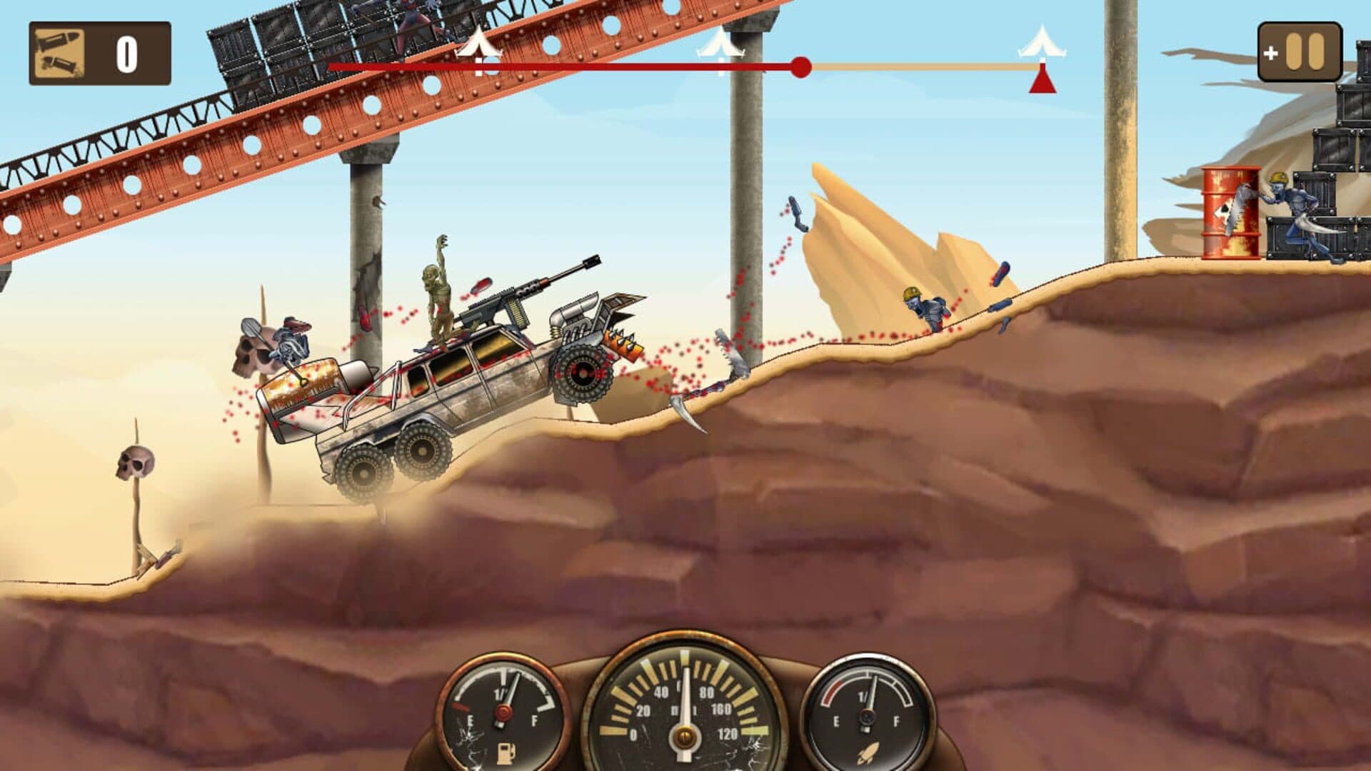 اسکرین‌شات Zombie Hill Race - 4