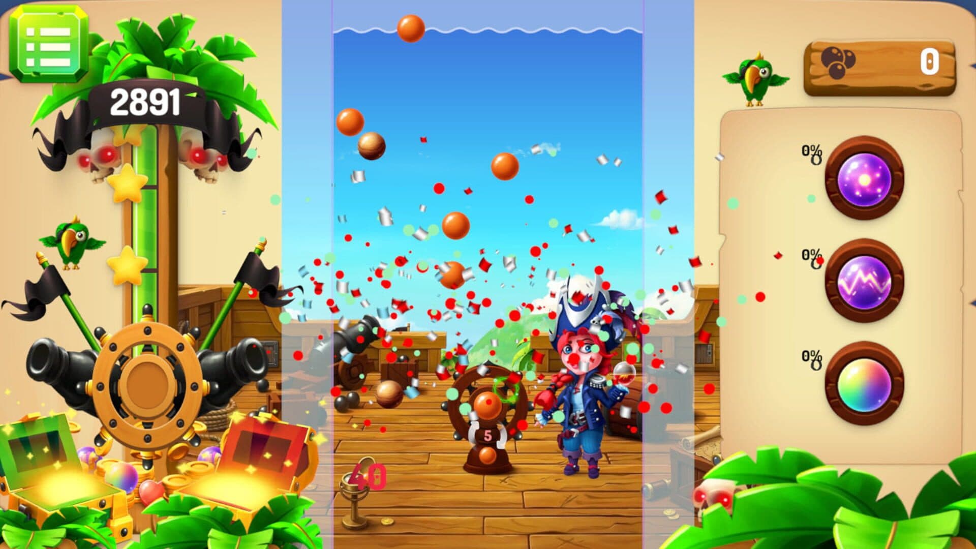 اسکرین‌شات Bubble Shooter Piratery - 1