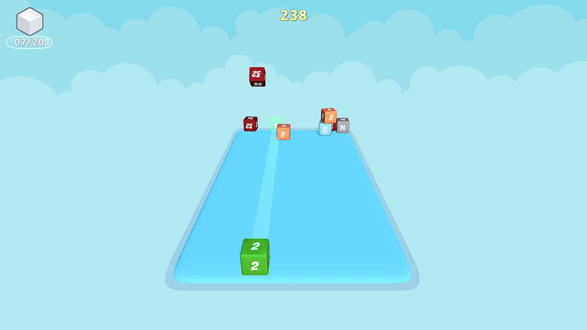 اسکرین‌شات Sliding Cubes 2048 Mania - 3