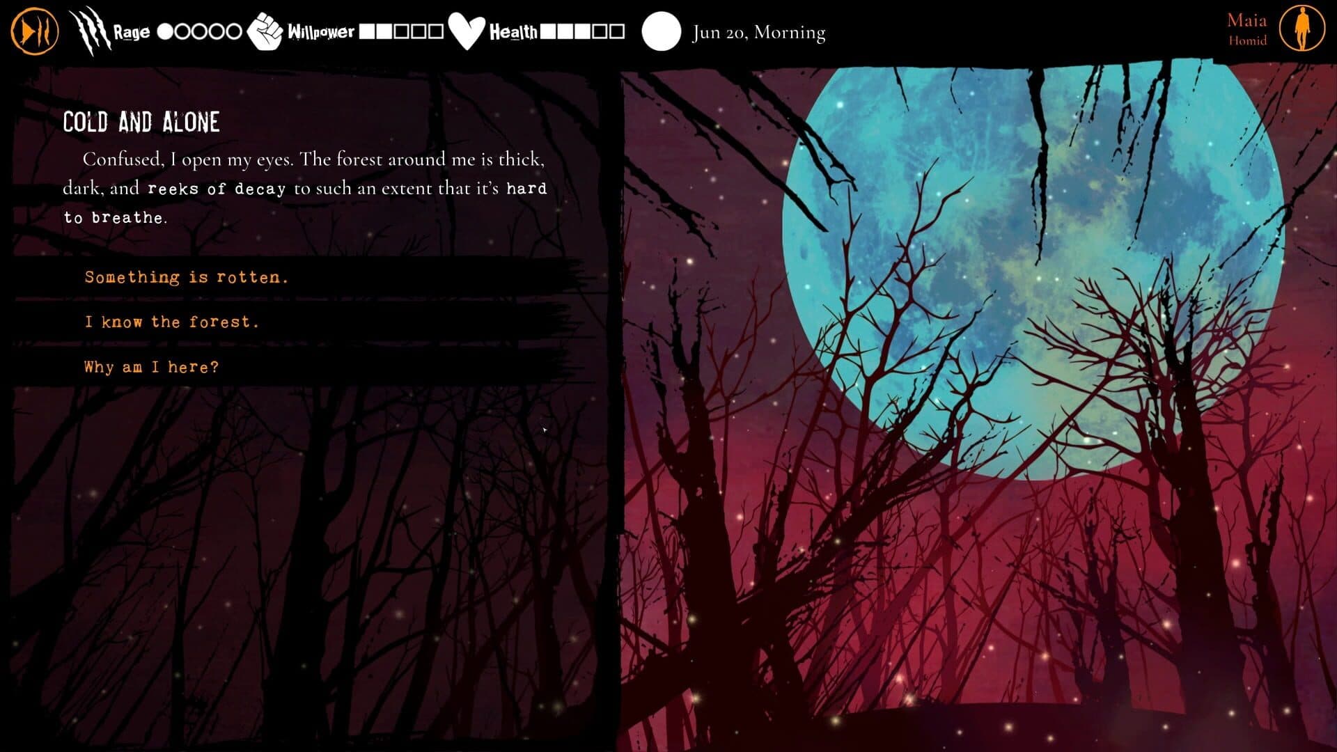 اسکرین‌شات Werewolf: The Apocalypse - Heart of the Forest - 4