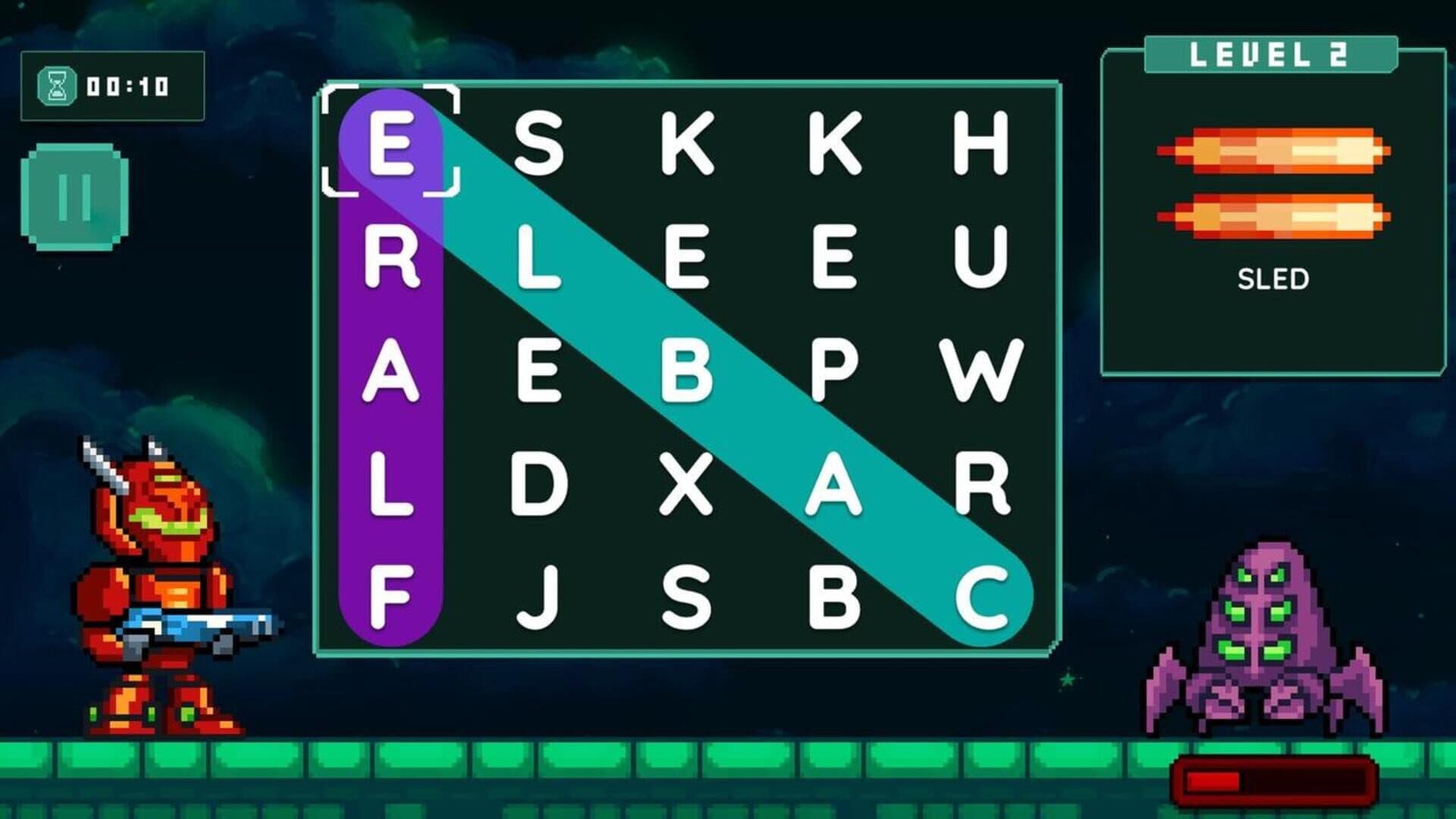 اسکرین‌شات Word Quest: Cyberpunk - 5