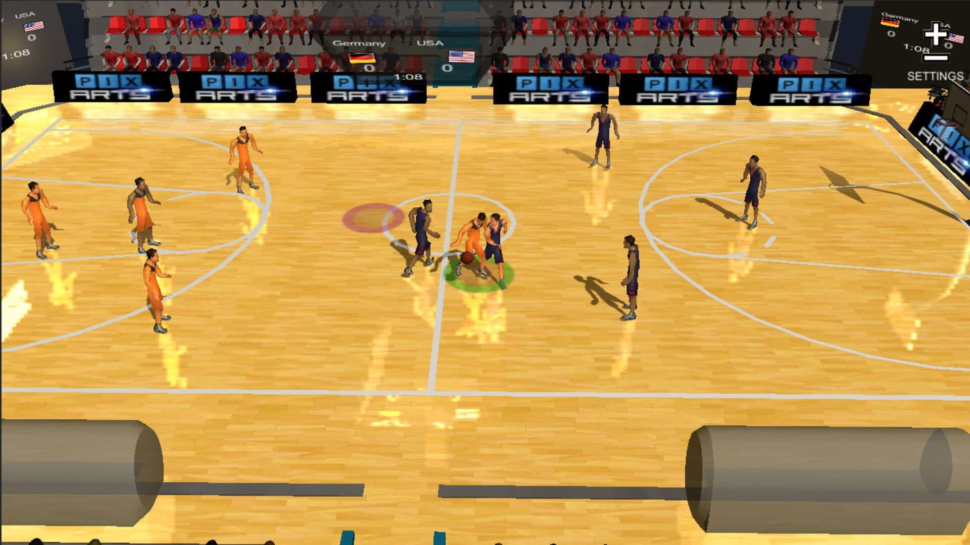 اسکرین‌شات International Basketball - 1