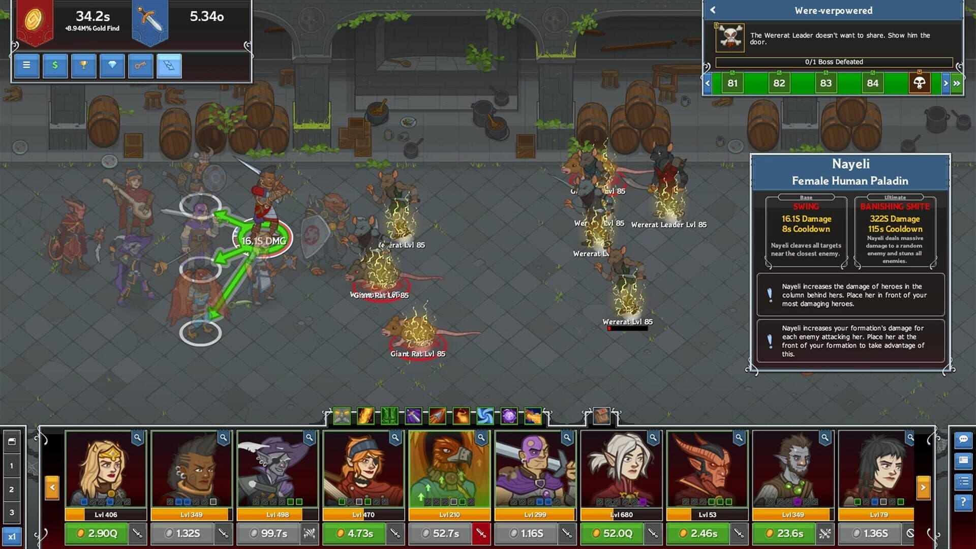 اسکرین‌شات Idle Champions of the Forgotten Realms - 2