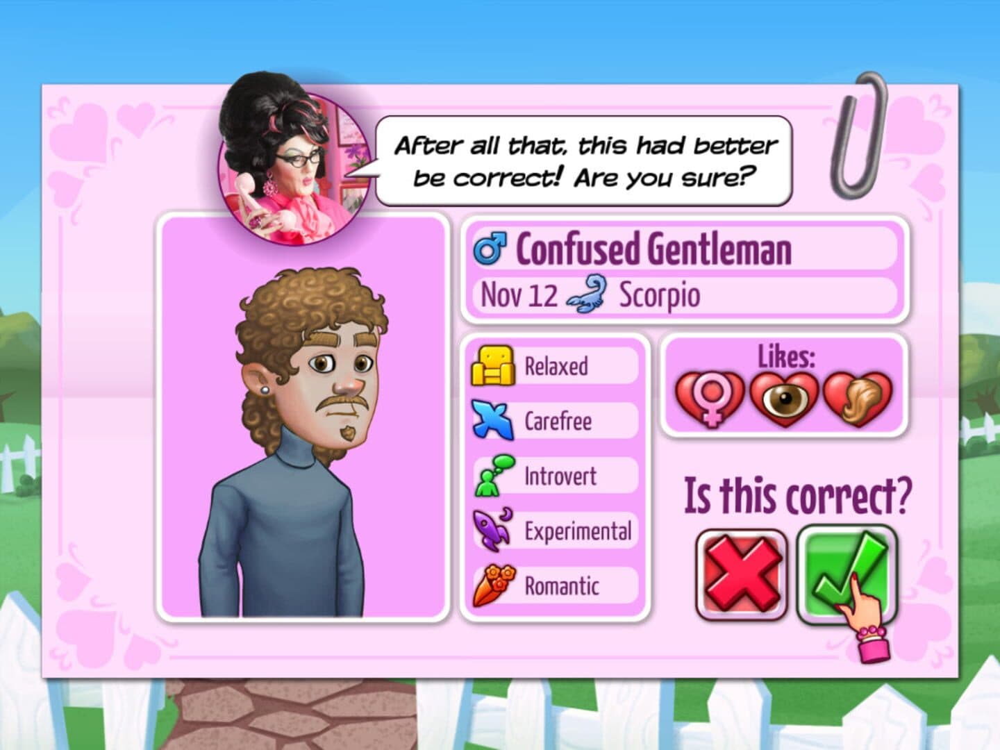 اسکرین‌شات Kitty Powers' Matchmaker - 10